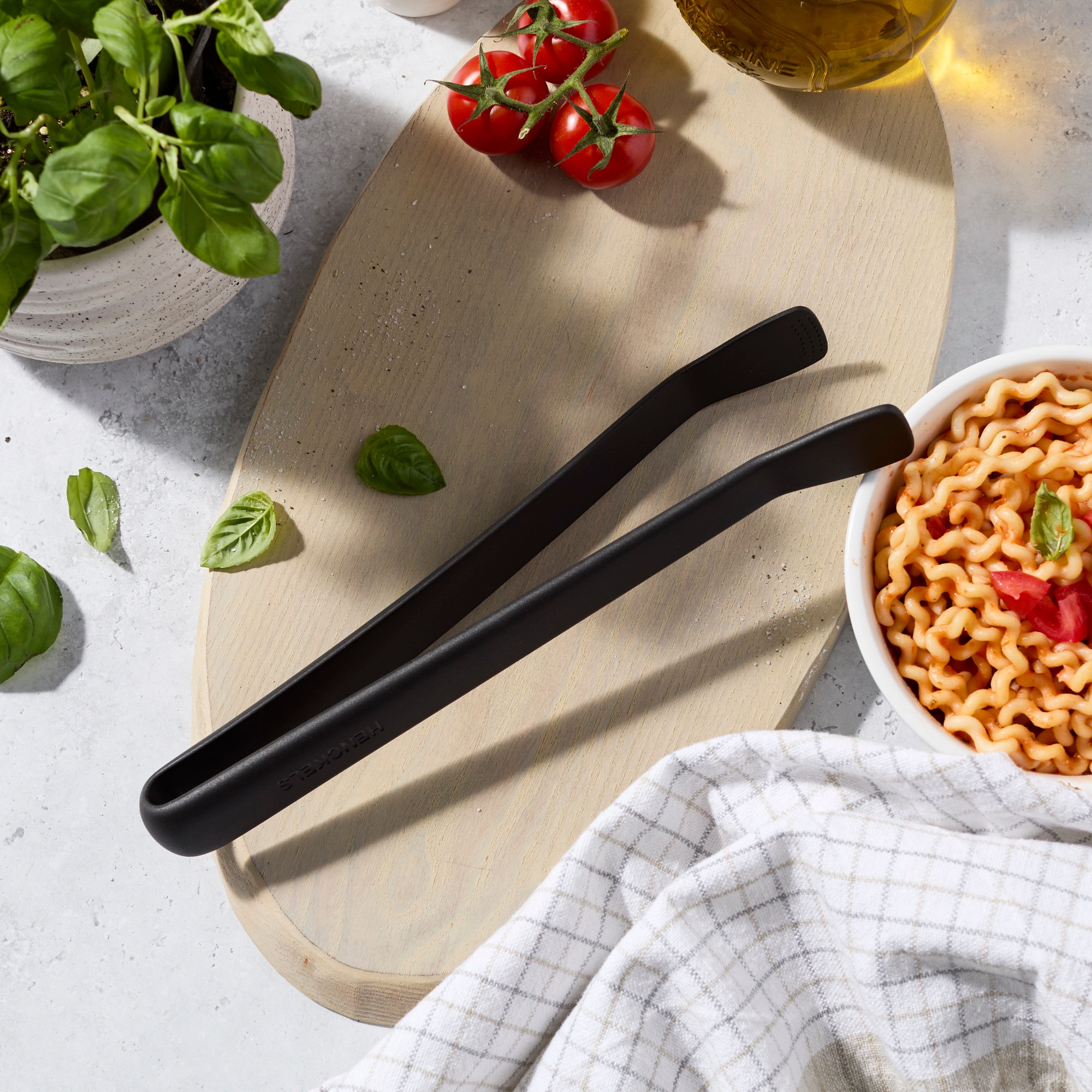HENCKELS by ZWILLING Servierzange »Silicone Onyx« Silikon, Hitzebeständig, Aufhänge-Öse