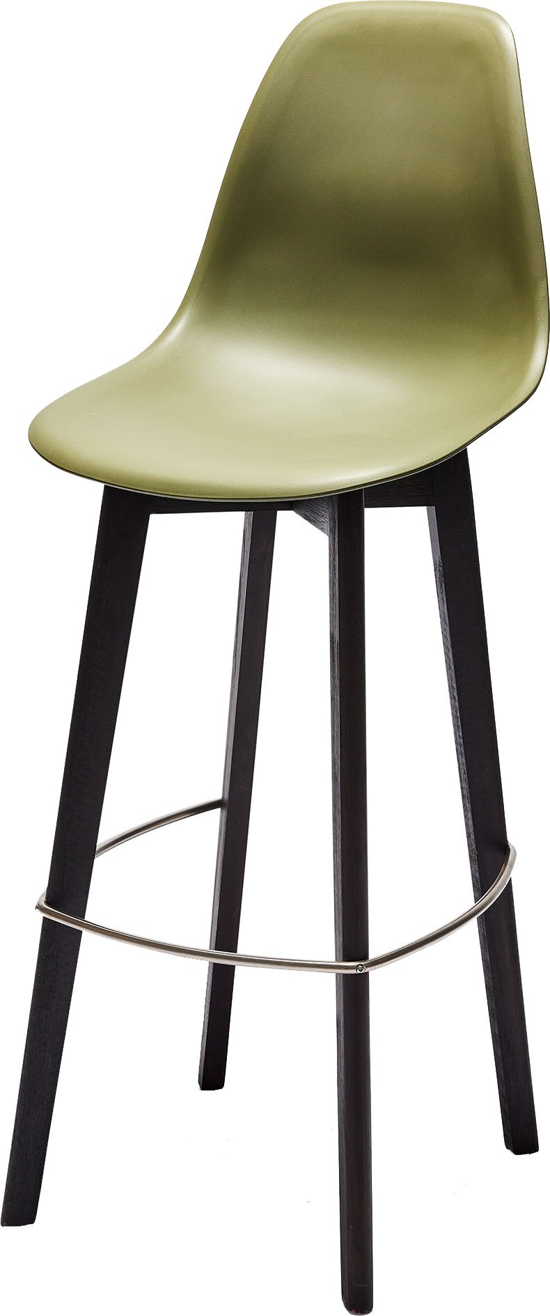 Essentials Barhocker »Keeve«, ohne Armlehne, Birkenholzgestell, mit Sitzfläche aus Kunststoff