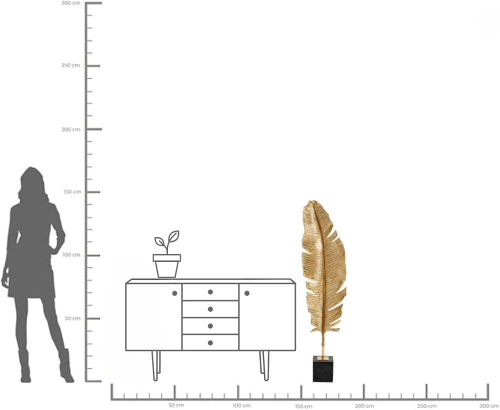 Kare Design Dekoobjekt »Feather One 147«