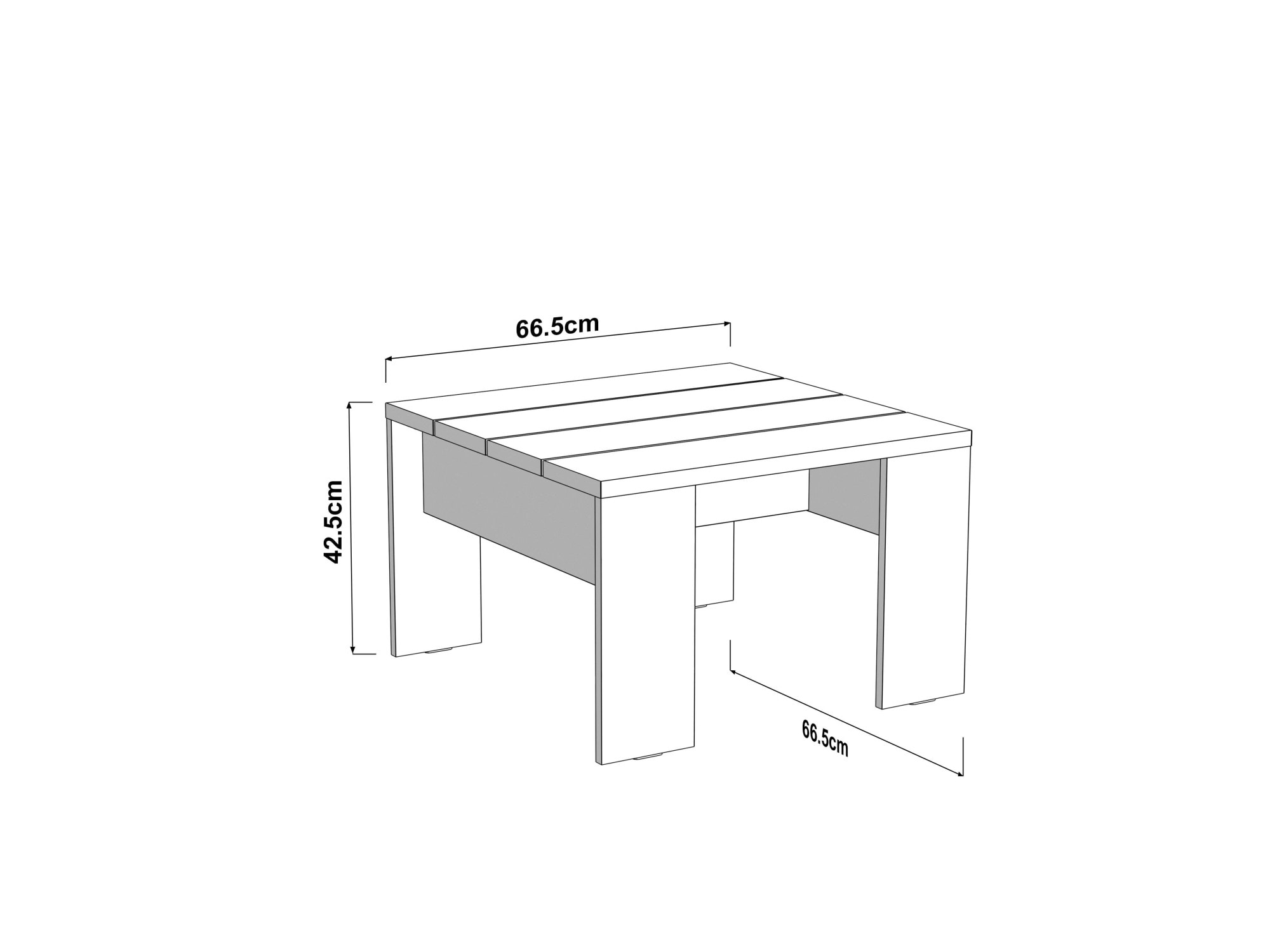 Home affaire Couchtisch »Montese, Wohnzimmertisch, Sofatisch, Beistelltisch, Kaffeetisch« Moderner Couchtisch: 3 Größen, 4 Farben – ideal für kleine Räume