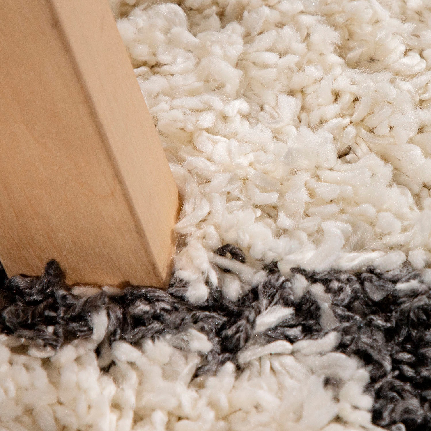 Paco Home Hochflor-Teppich »Kalmar 450«, rechteckig, 44 mm Höhe, Shaggy, Scandi Design, modernes Rauten Muster, weich & kuschelig