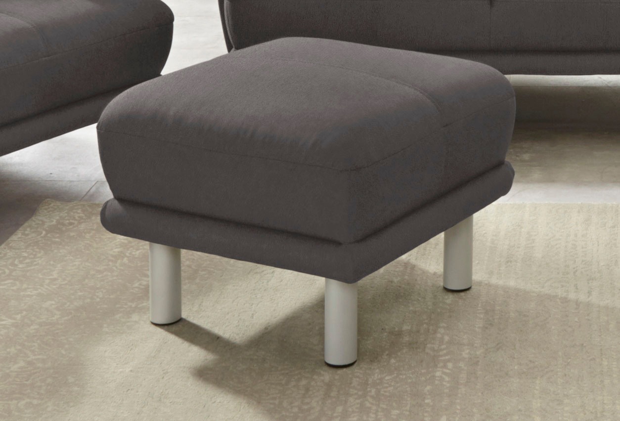 TRENDMANUFAKTUR Hocker »Cecilia II, modern und elegant, B/T 66/66cm« günstig online kaufen