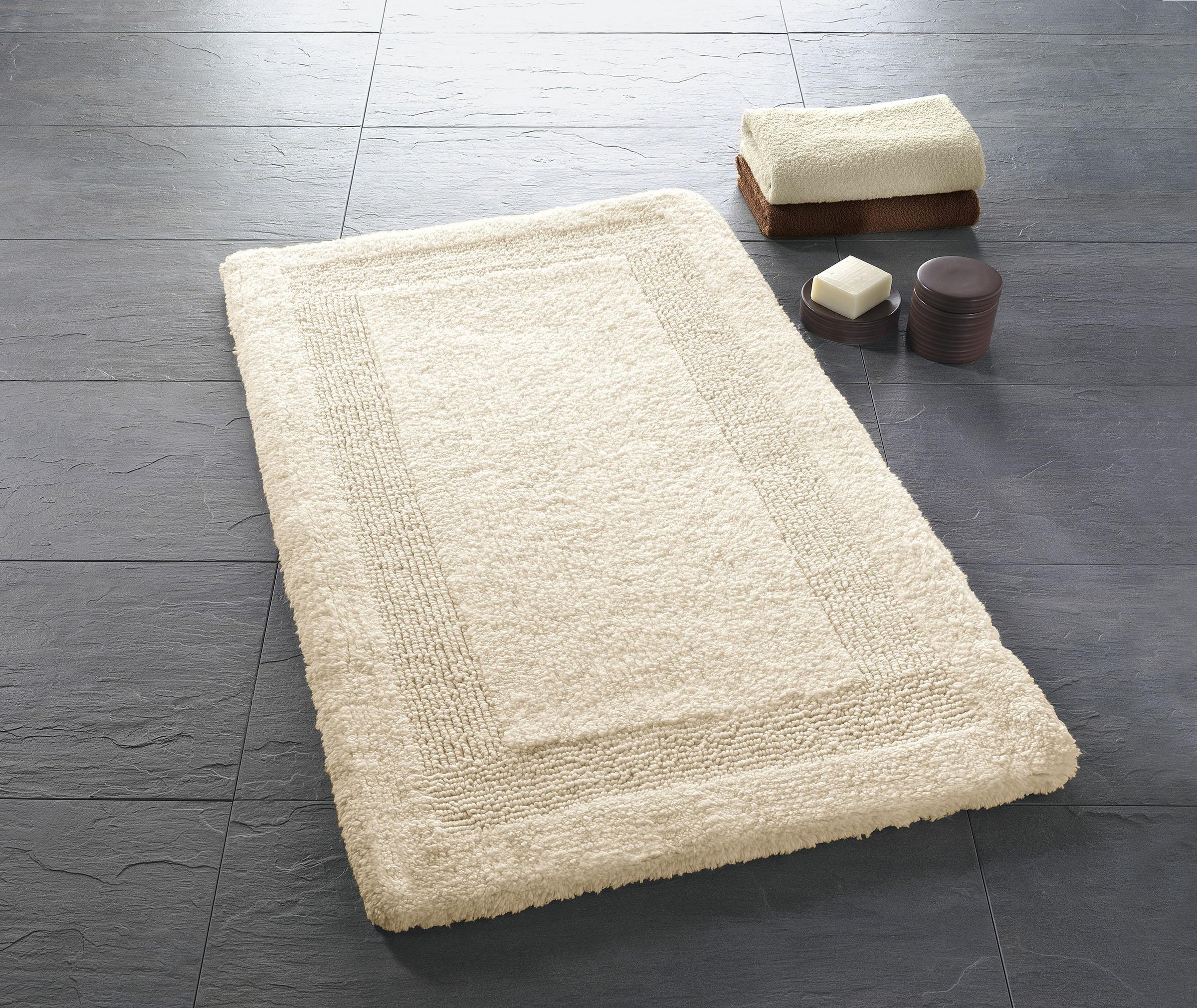 Kleine Wolke Badematte »Arizona« Höhe 16 mm beidseitig nutzbar   fußbodenhe günstig online kaufen