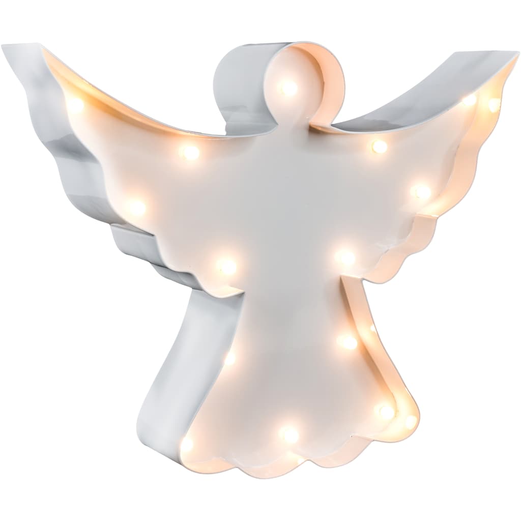 MARQUEE LIGHTS LED Dekolicht »Angel«, 14 flammig-flammig