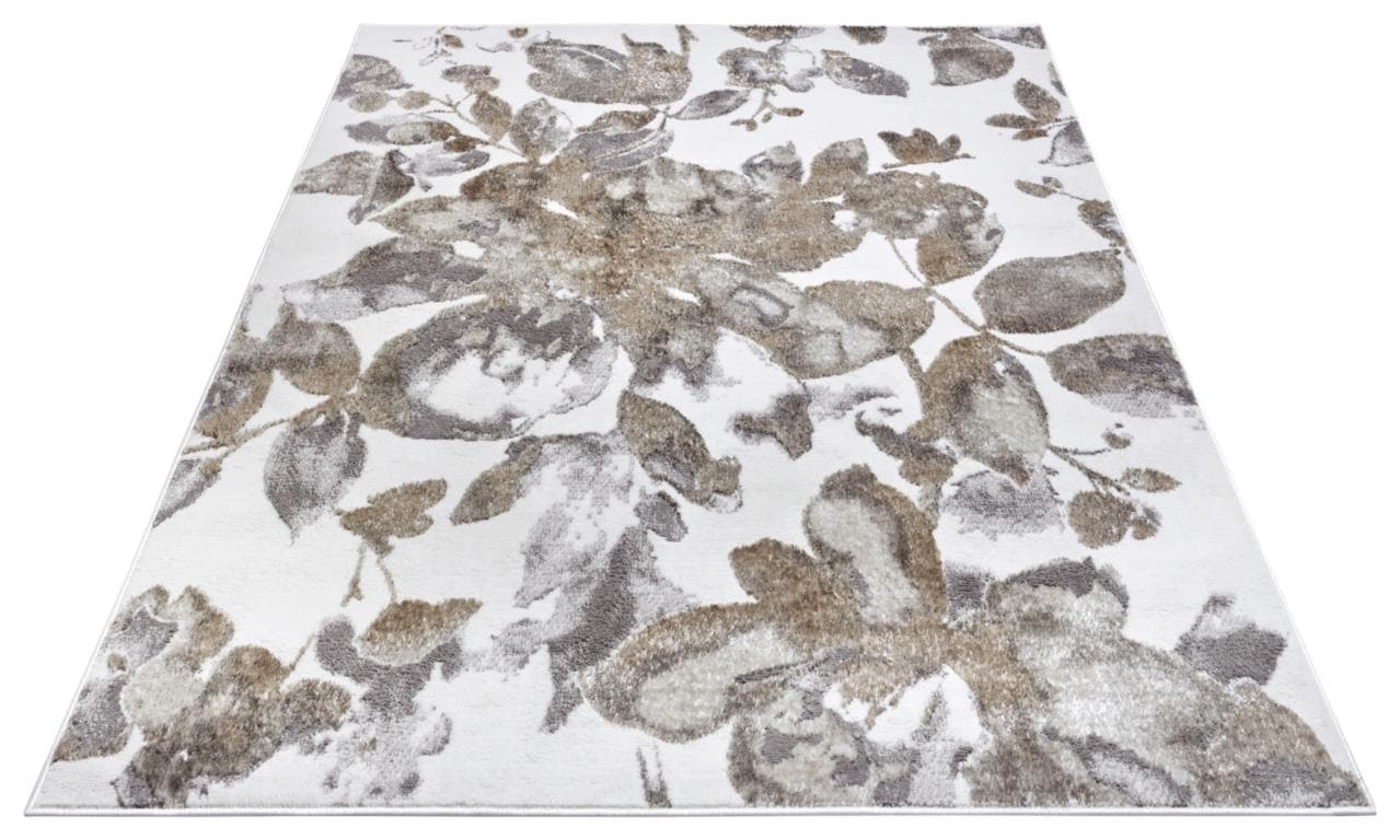 HANSE Home Teppich »Floral«, rechteckig, 13 mm Höhe, strapazierfähig, pflegeleicht, robust, glänzend