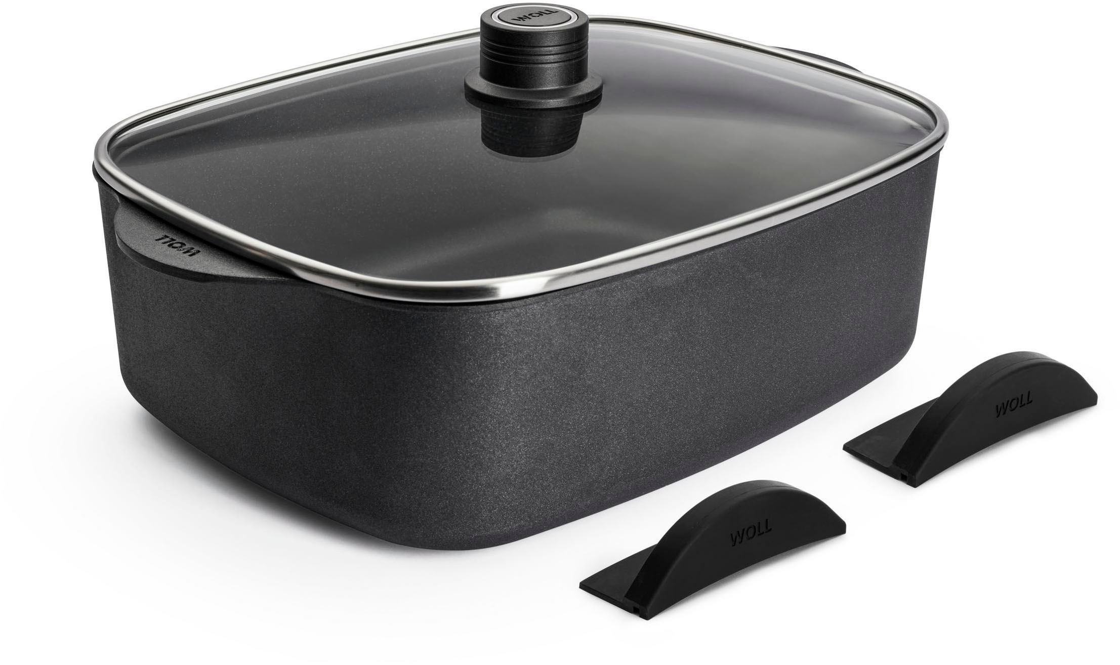 WOLL MADE IN GERMANY Bräter »Logic«, Aluminiumguss, mit Silikongriffen, 31x günstig online kaufen