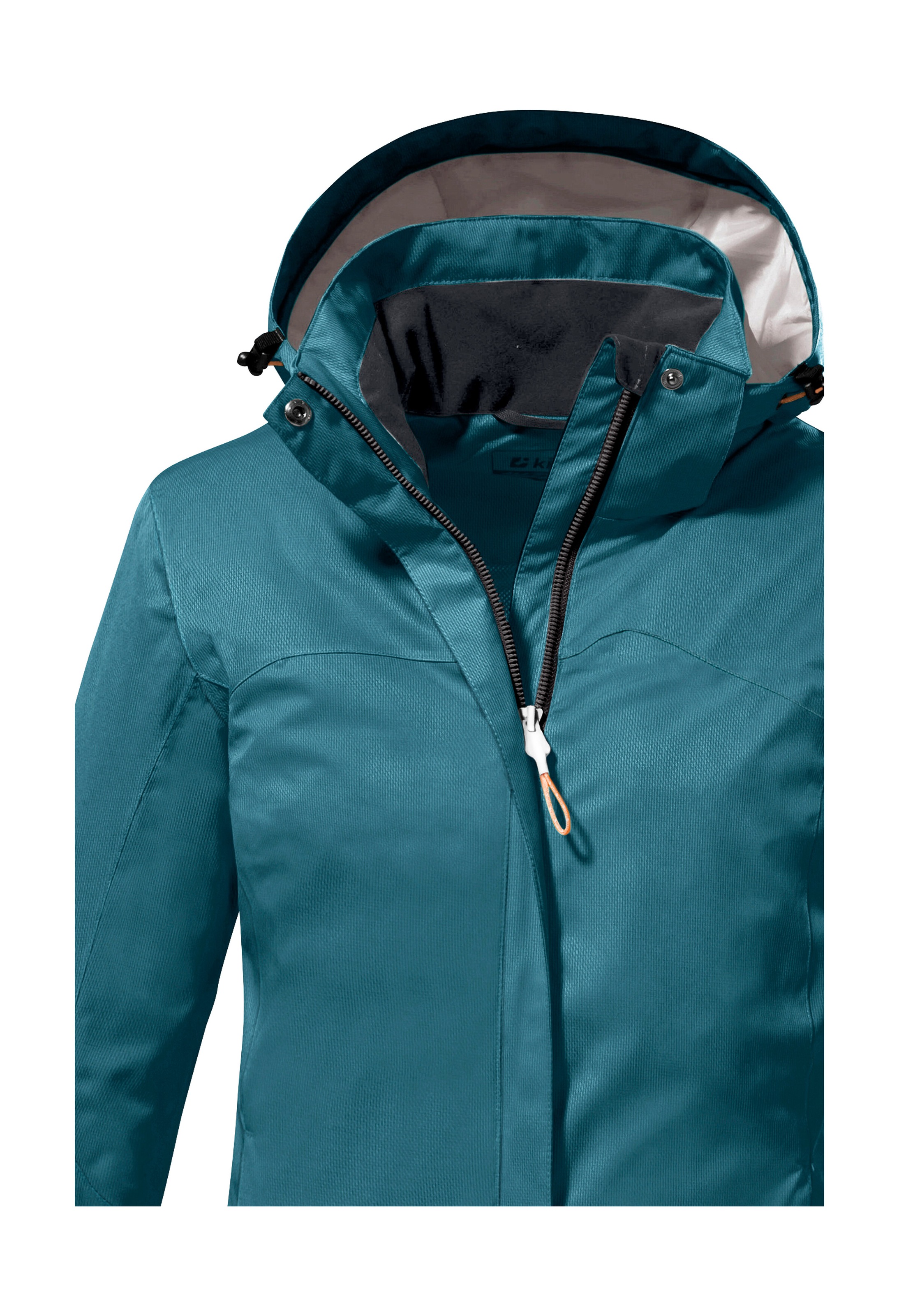 Killtec Outdoorjacke »KOS 133 WMN JCKT«, Wasser- und winddichte Damenjacke mit abnehmbarer Kapuze, PFAS-frei