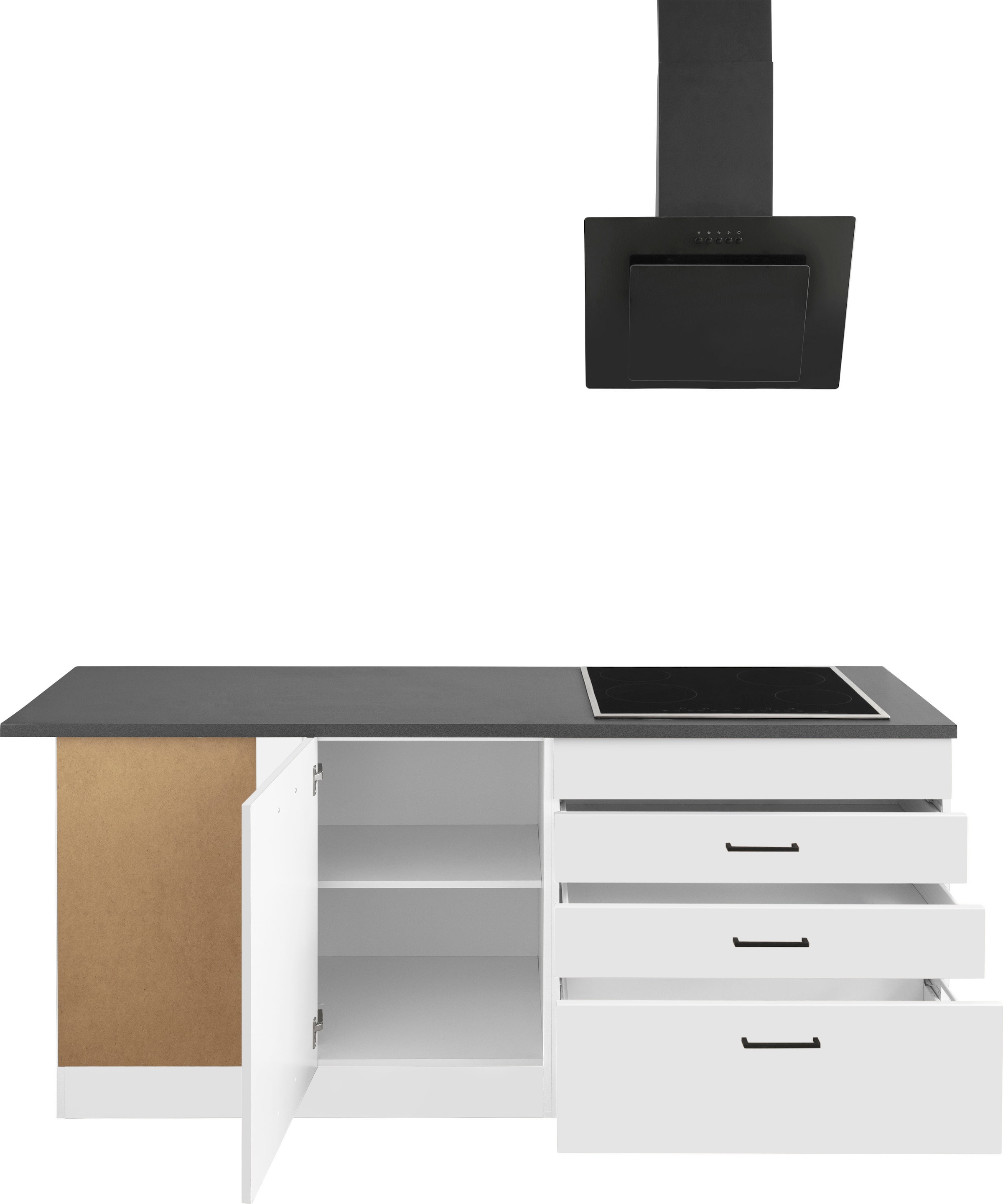 KOCHSTATION Winkelküche »KS-Trier«, ohne E-Geräte, Stellbreite 280/190 cm