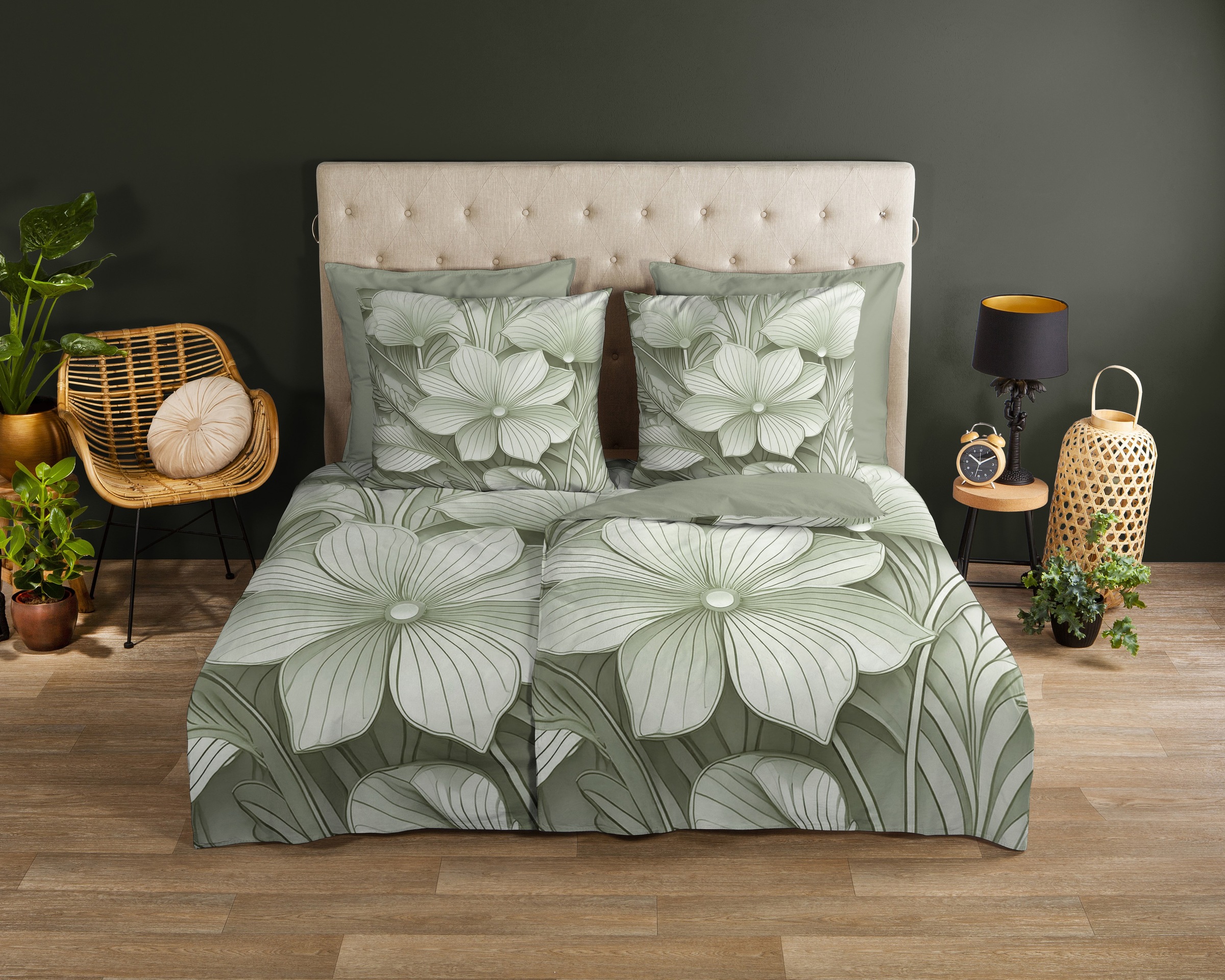 good morning Wendebettwäsche »Artdeco«, 100% Baumwolle, Renforcé, Reißversc günstig online kaufen