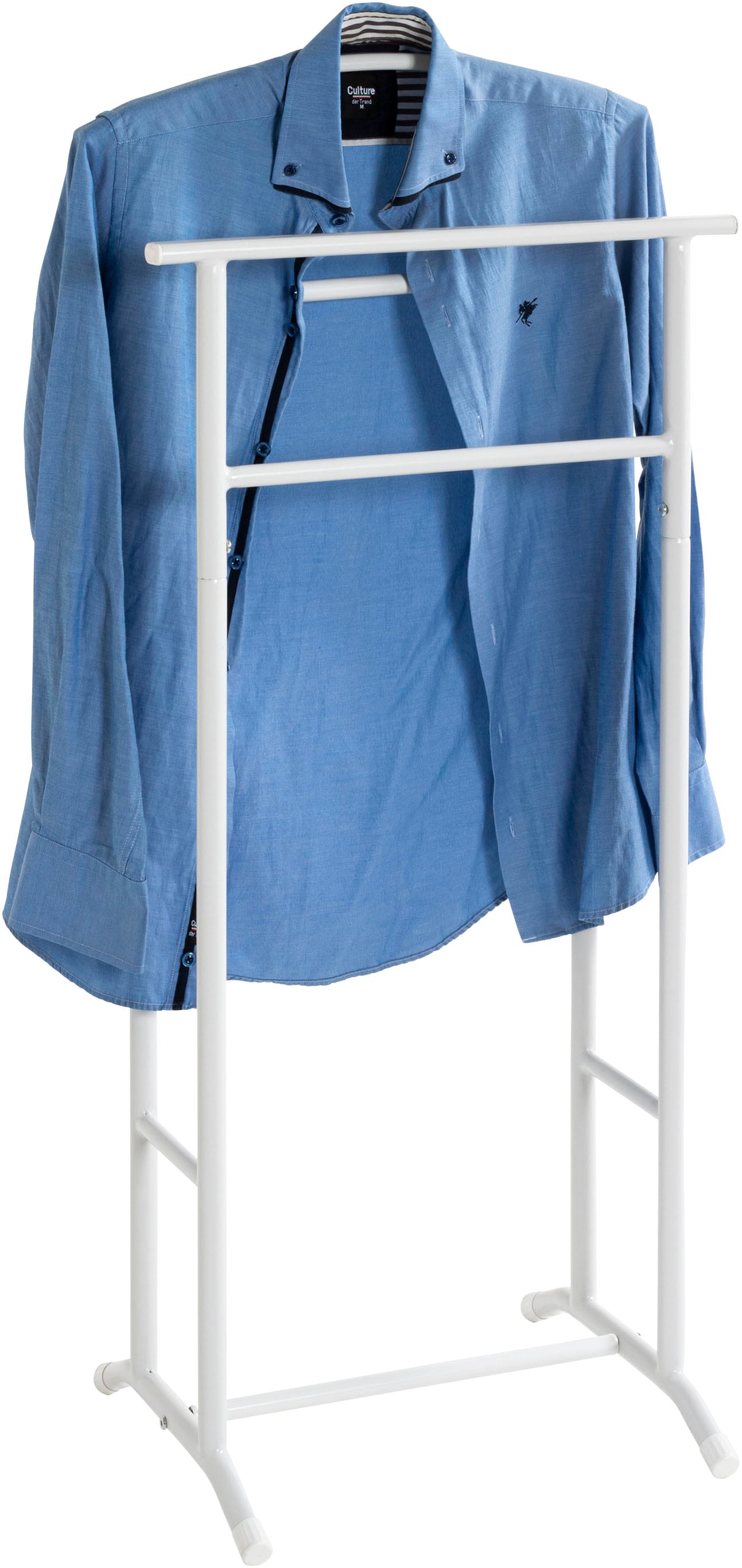 HAKU »Anzugständer, Dressboy, Kleiderboy, Kleiderbutler, Stiller Diener« Freiform - aus Metall -B/T/H 48/36/107 cm