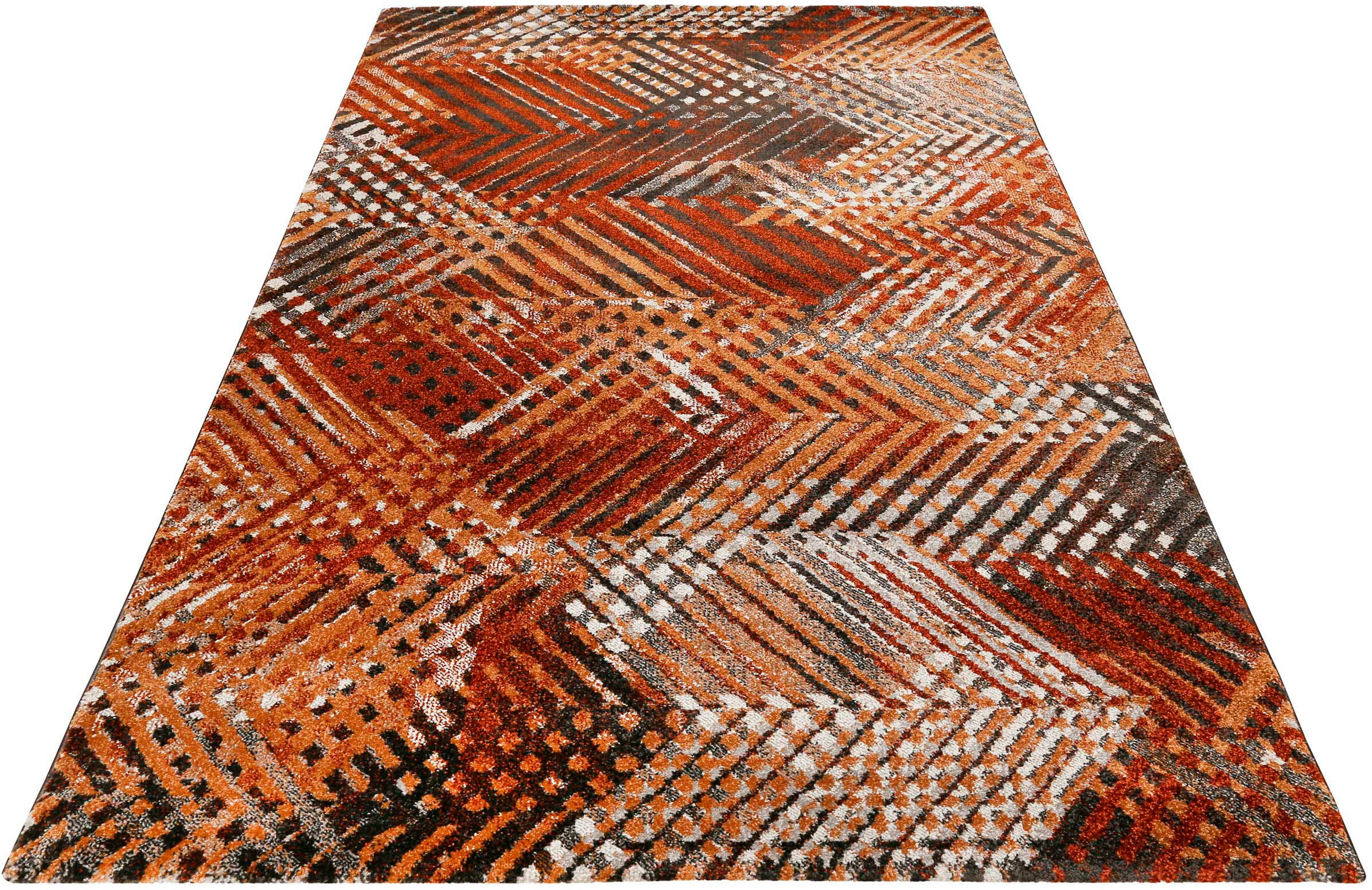 Esprit Teppich »Vario, ESP-40121« rechteckig 13 mm Höhe Kurzflor, Geometris günstig online kaufen