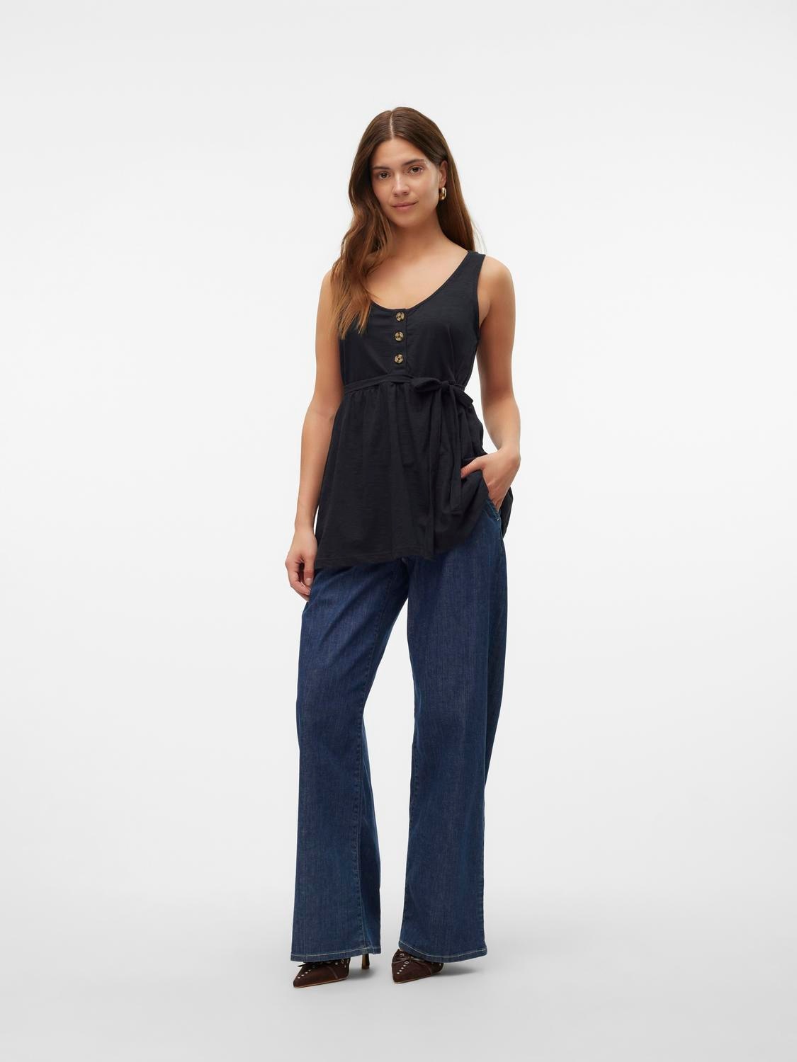 Mamalicious Umstandsshirt »MLEVI LIA SL JRS TOP 2F NOOS«