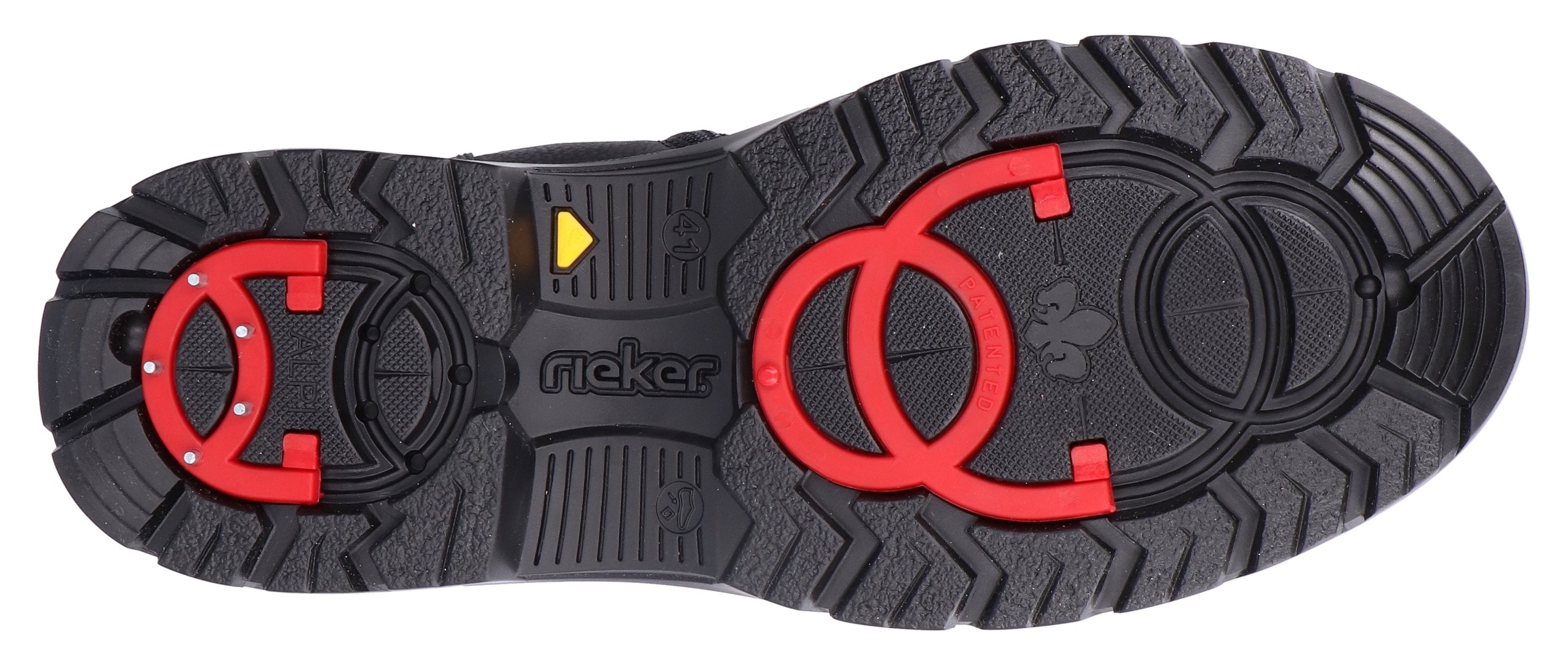 Rieker Winterboots »Flip Grip«, Outdoorboots mit umklappbaren Spikes an der Laufsohle, TEX-Membran