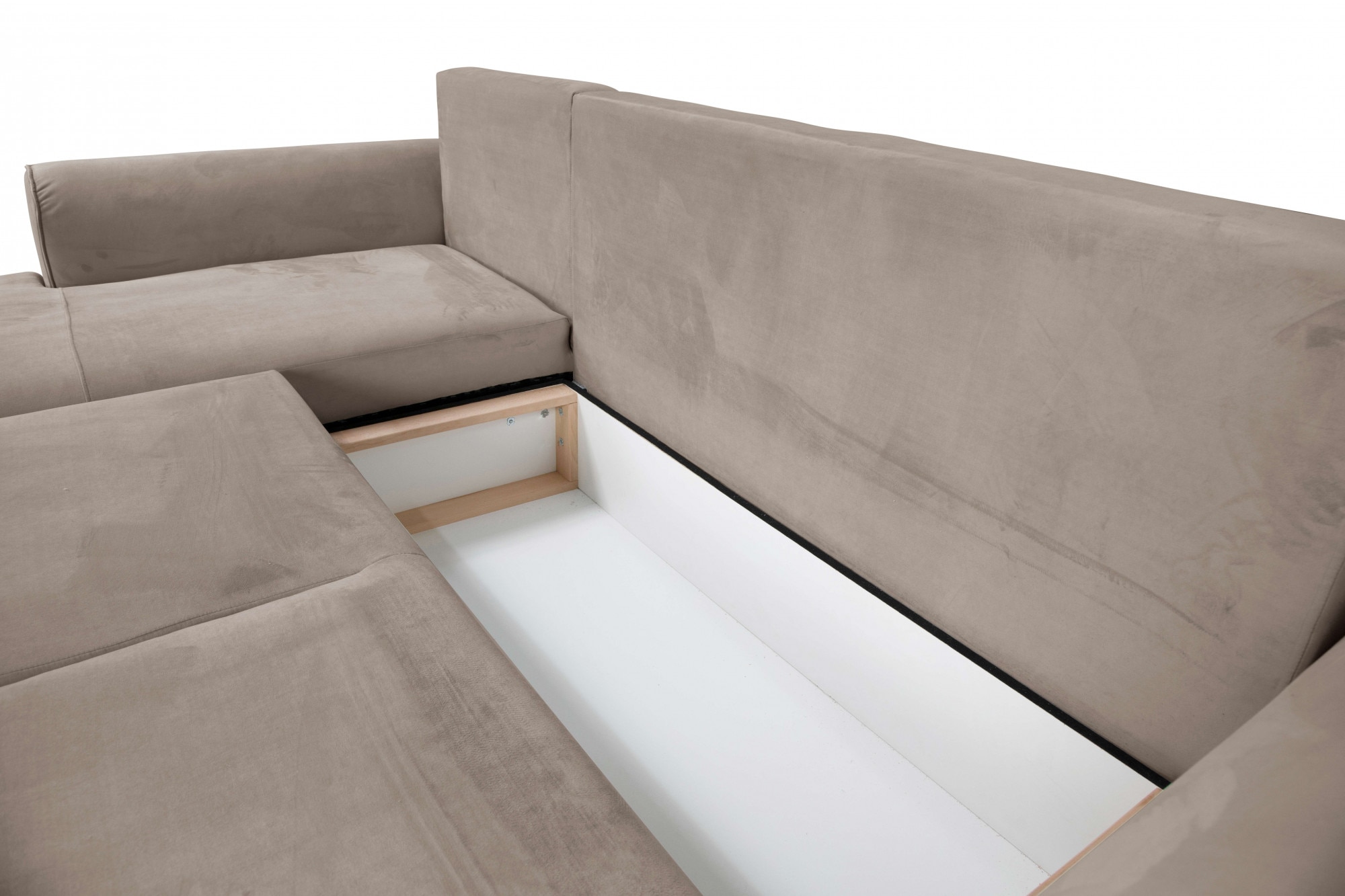 INOSIGN Ecksofa »BEATRICE optionale Schlafsofa mit Bettkasten, B/T/H: 265/170/86 cm«, L-Form, wahlweise auch mit Bettfunktion und Bettkasten