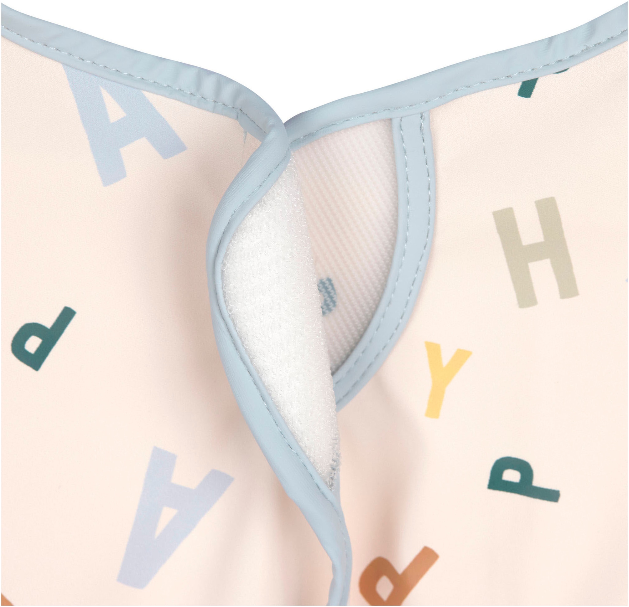 LÄSSIG Malschürze »Happy Fruits, light blue«, GOTS made with organic materials, zertifiziert durch BCS 27262