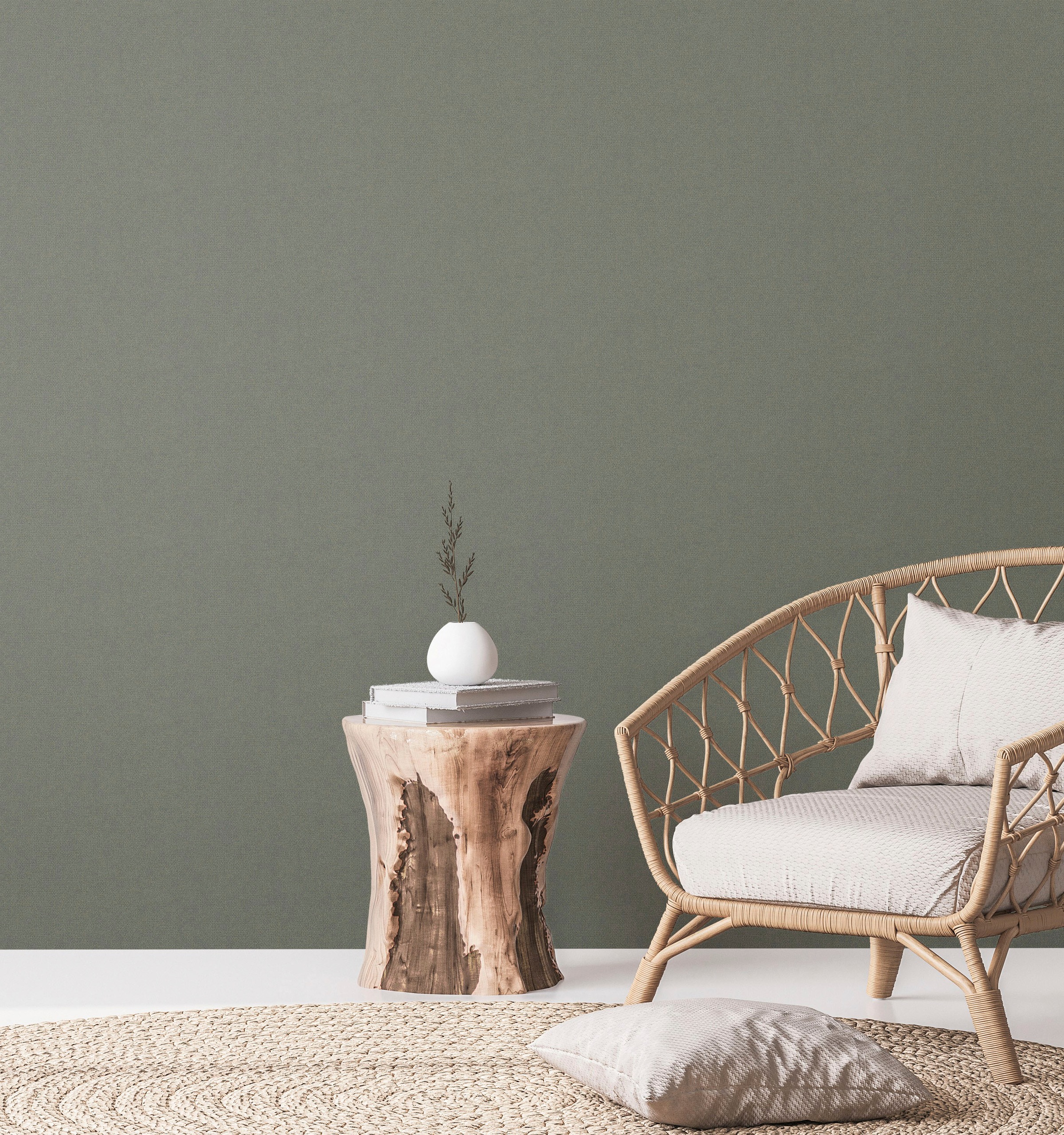 A.S. Création Vliestapete »Natural Living Textiloptik«, leicht glänzend-gemustert-abstrakt, Tapete Uni Vlies Wand Tapeten Wohnzimmer Schlafzimmer Küche Flur Optik