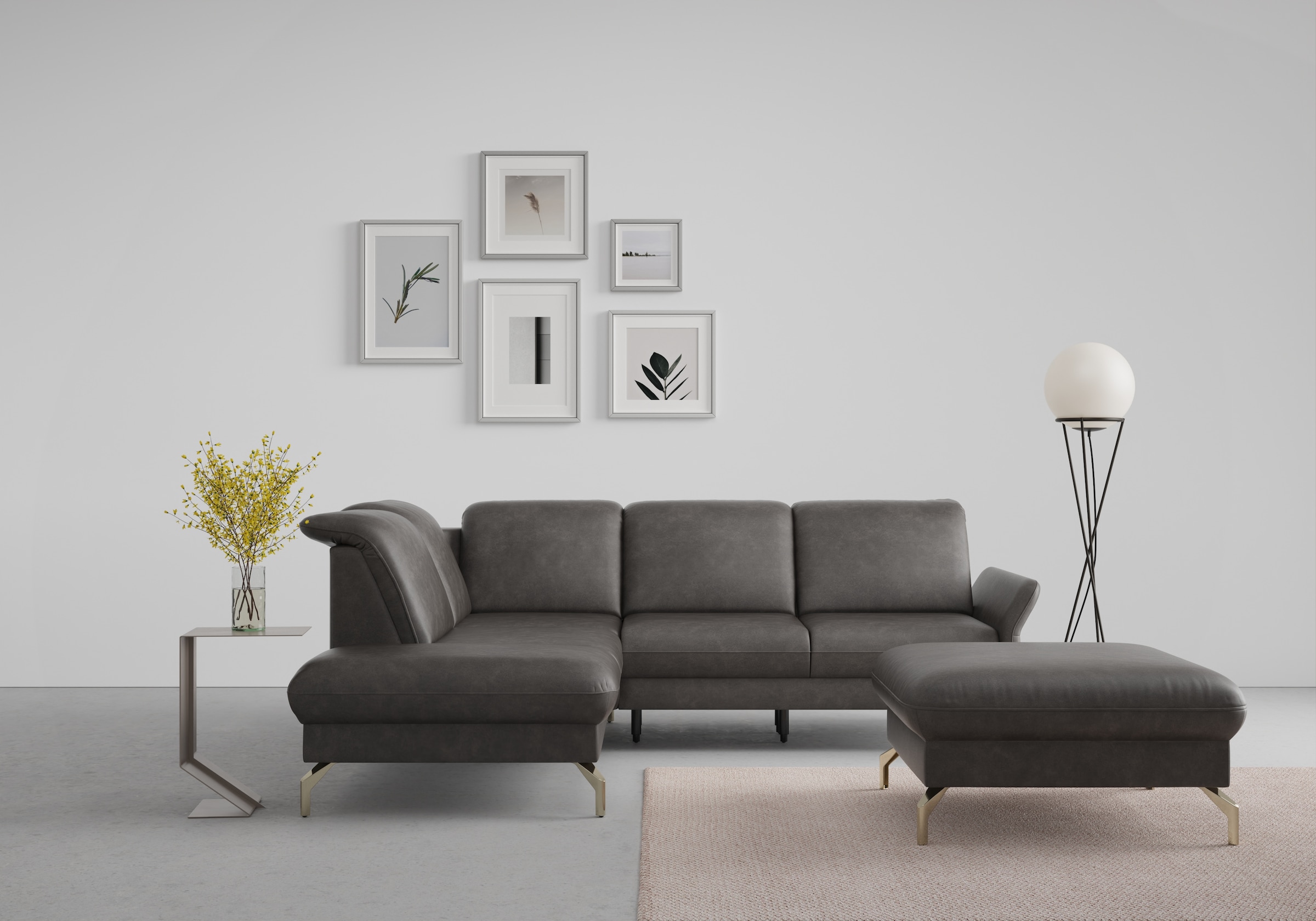 sit&more Ecksofa »Fashion L-Form«, wahlweise mit Kopfteilverstellung, Vorzi günstig online kaufen