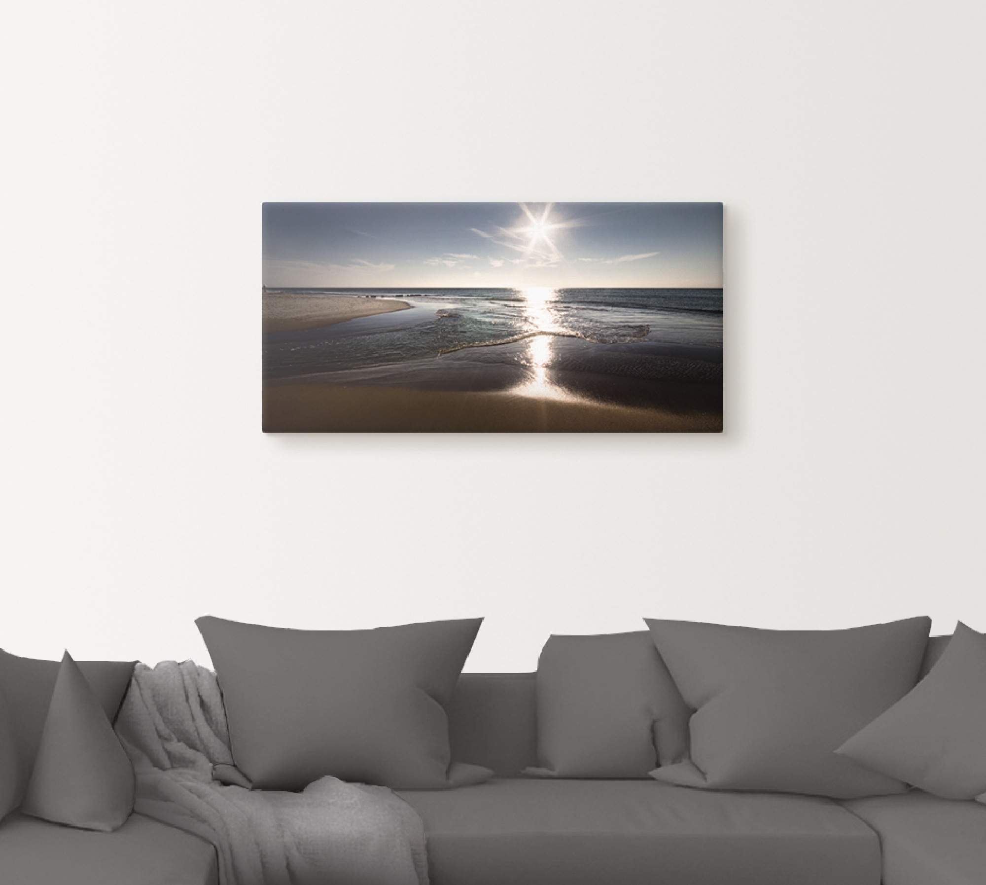 Artland Wandbild »Sylt IV«, Strand, (1 St.), als Leinwandbild, Poster, Wandaufkleber in verschied. Größen