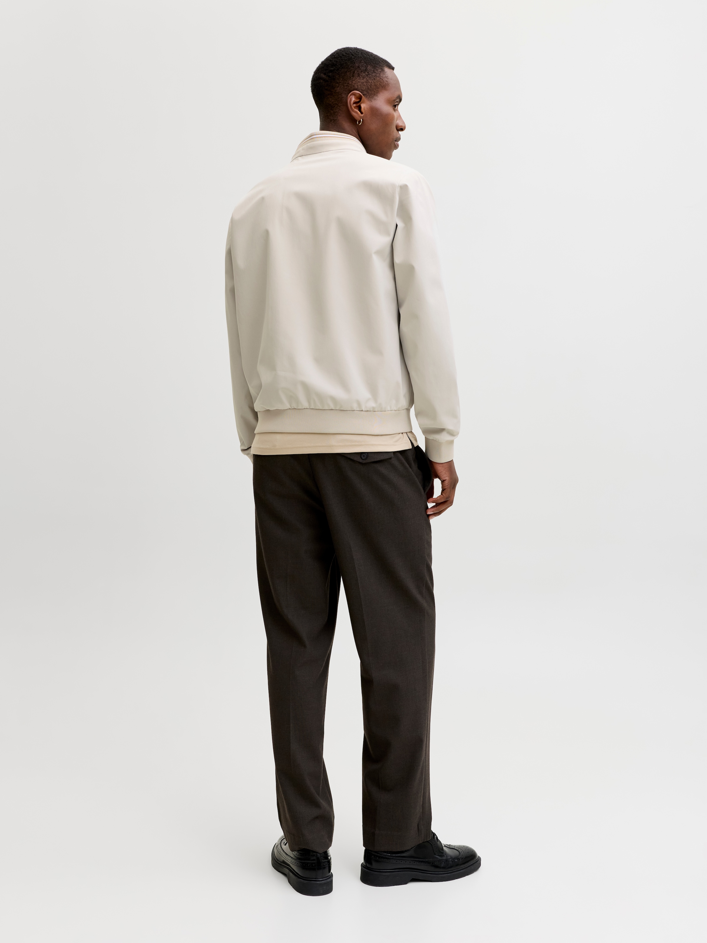 Jack & Jones Bomberjacke »JPRBLUBRAD BOMBER JACKET SN« Materialmix, regular fit
