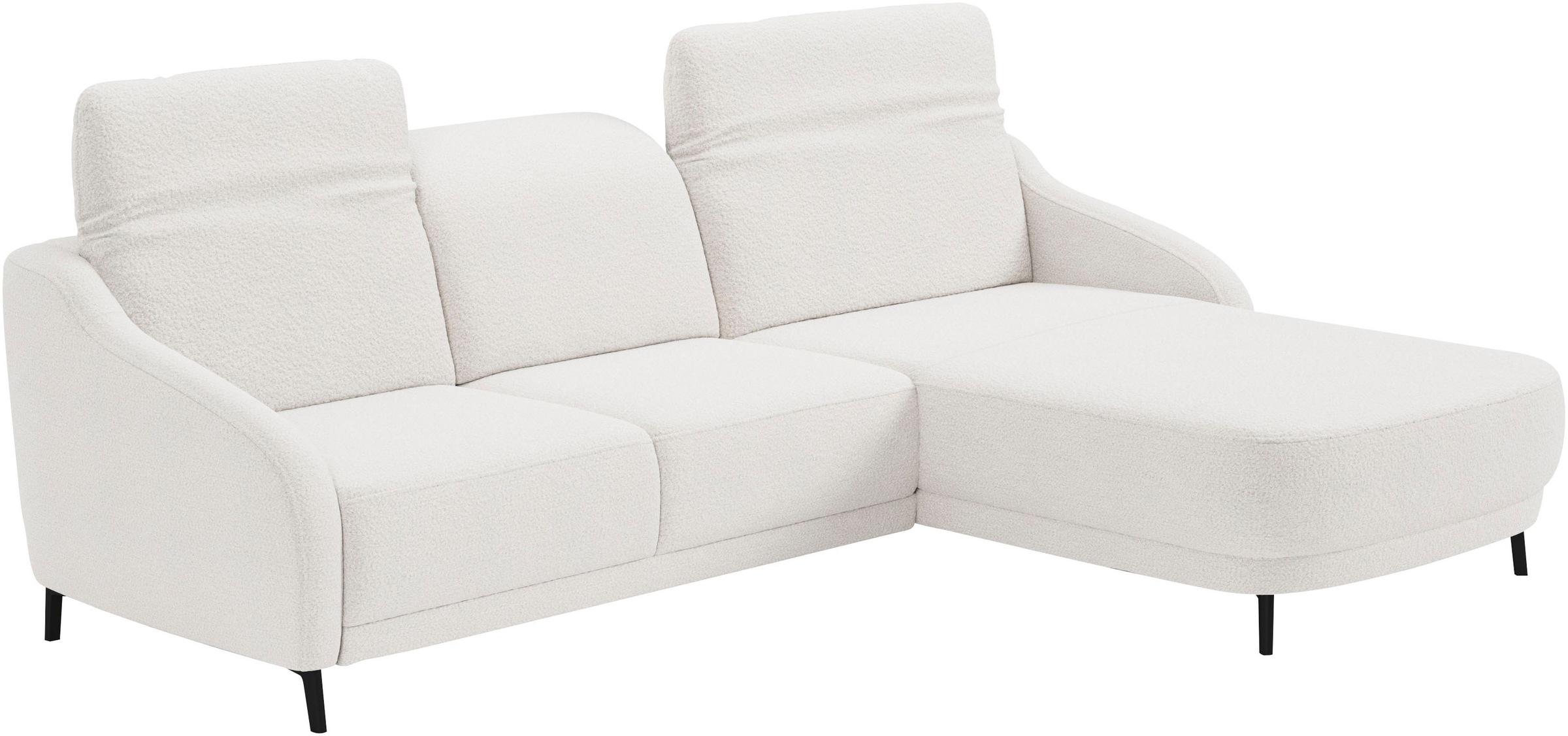 sit&more Ecksofa »Blues L-Form«, wahlweise mit Klapptisch und USB