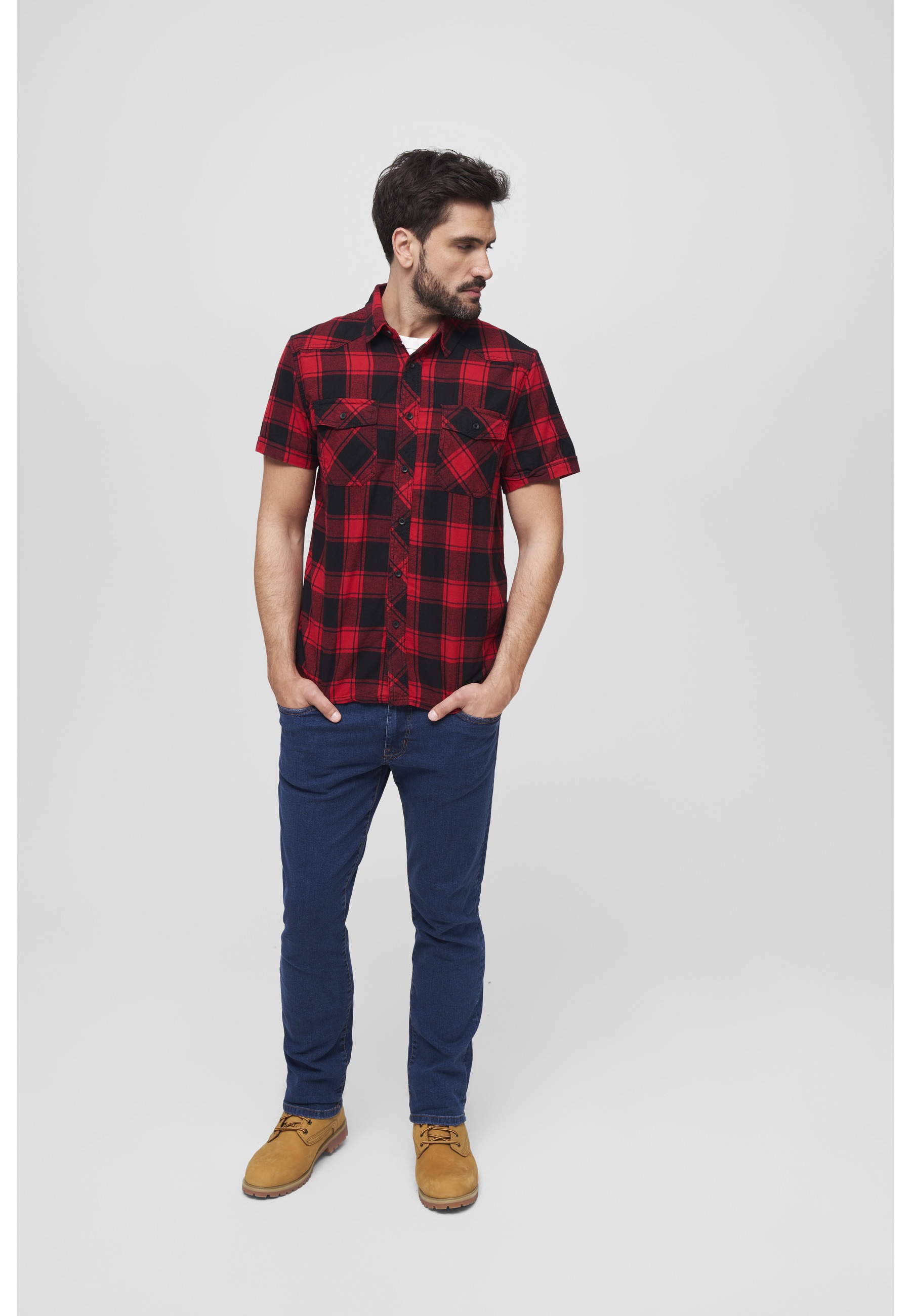 Brandit Kurzarmshirt »Brandit Herren Checkshirt Halfsleeve« 1 Stk.