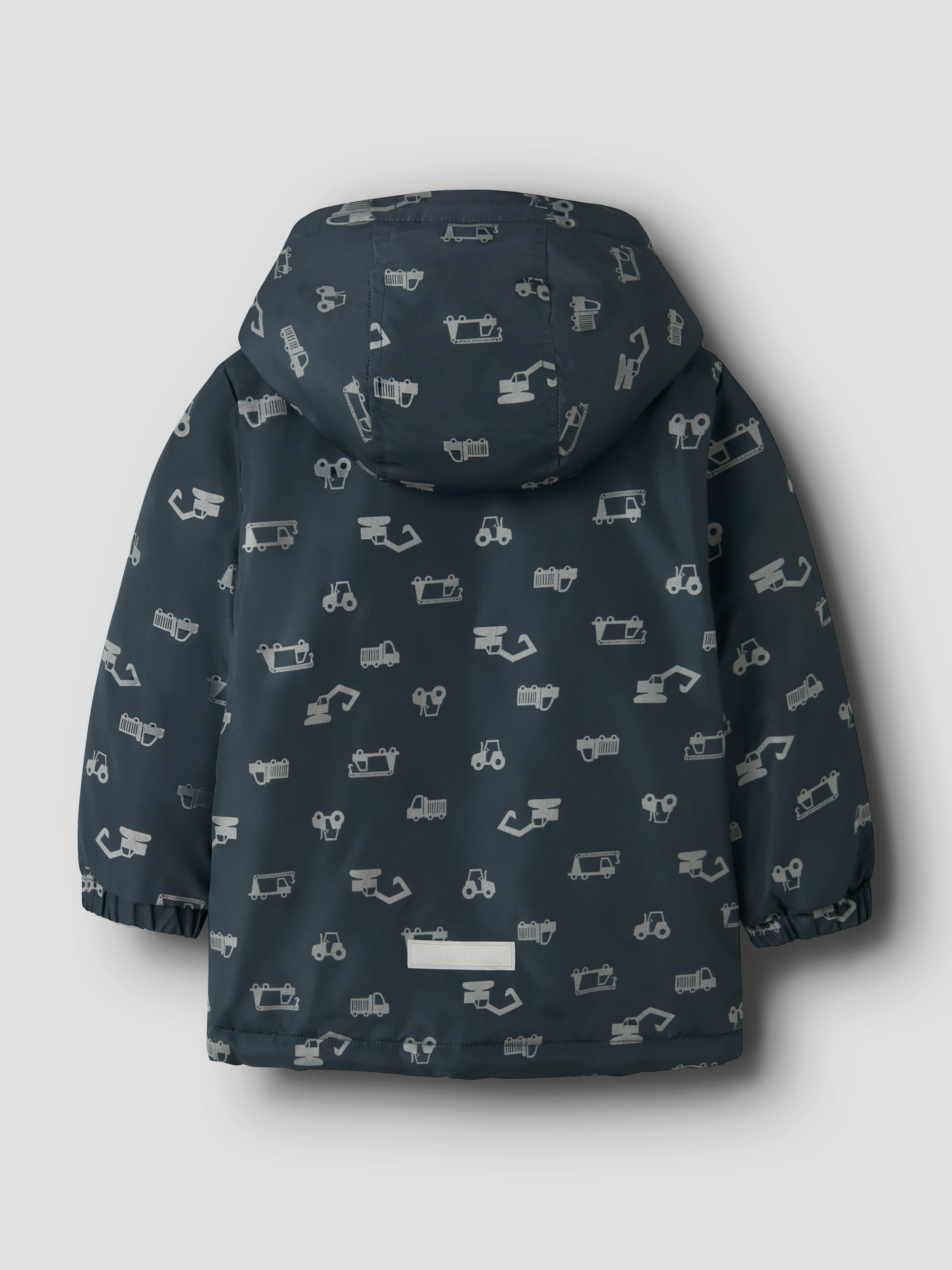 Name It Outdoorjacke »NMMMAX JACKET PA REF AOP NOOS« mit Kapuze Kunstfaser, abnehmbare Kapuze, wasserabweisend
