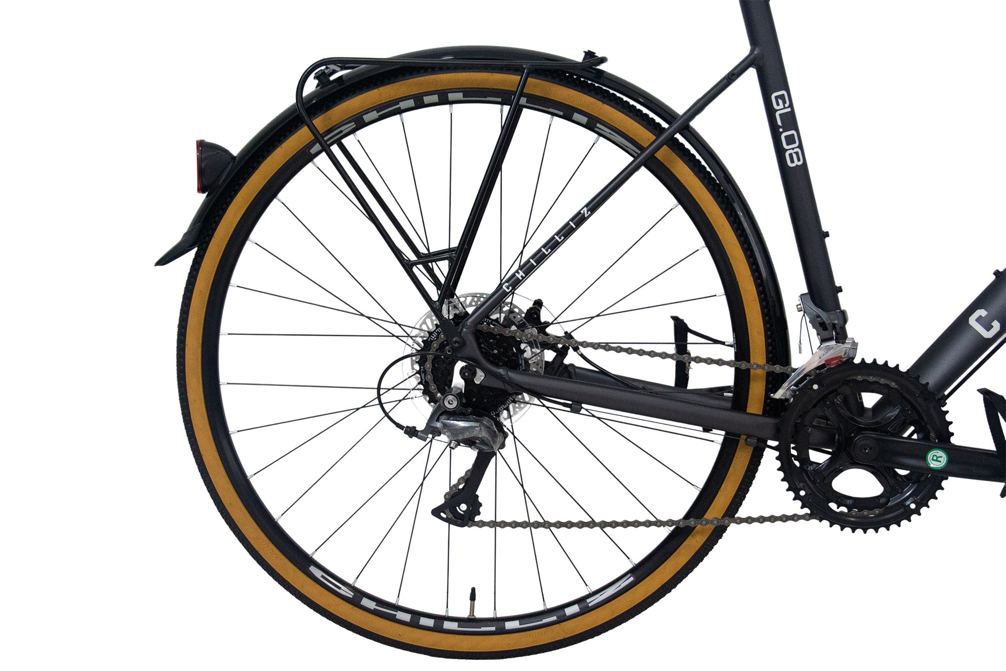 CHILLIZ Gravelbike »GL.08« 16 Gang Shimano Claris RD2400 Schaltwerk Kettenschaltung