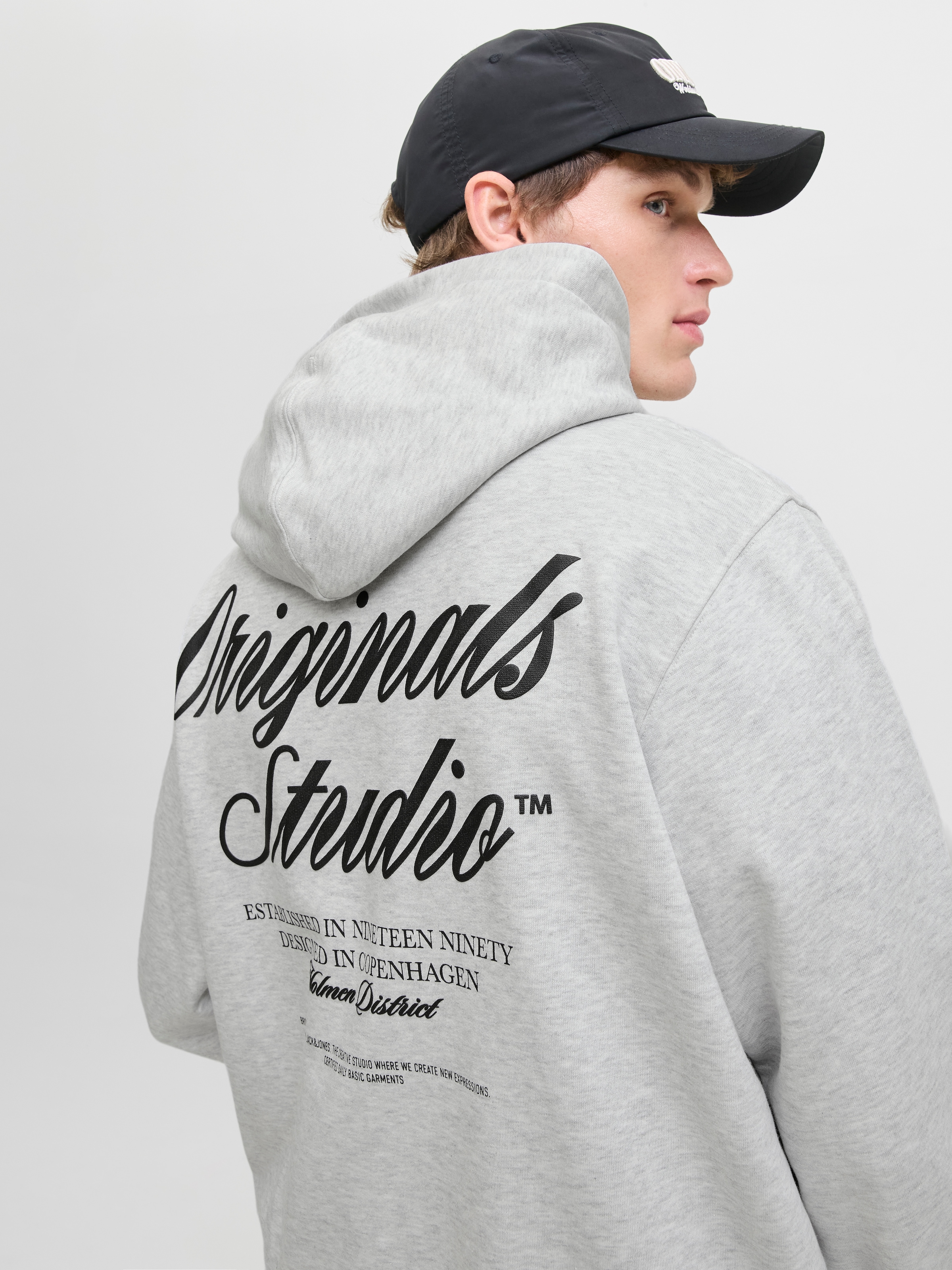 Jack & Jones Kapuzensweatshirt »JORNORREBRO TYPO BACK SWEAT HOOD SN«