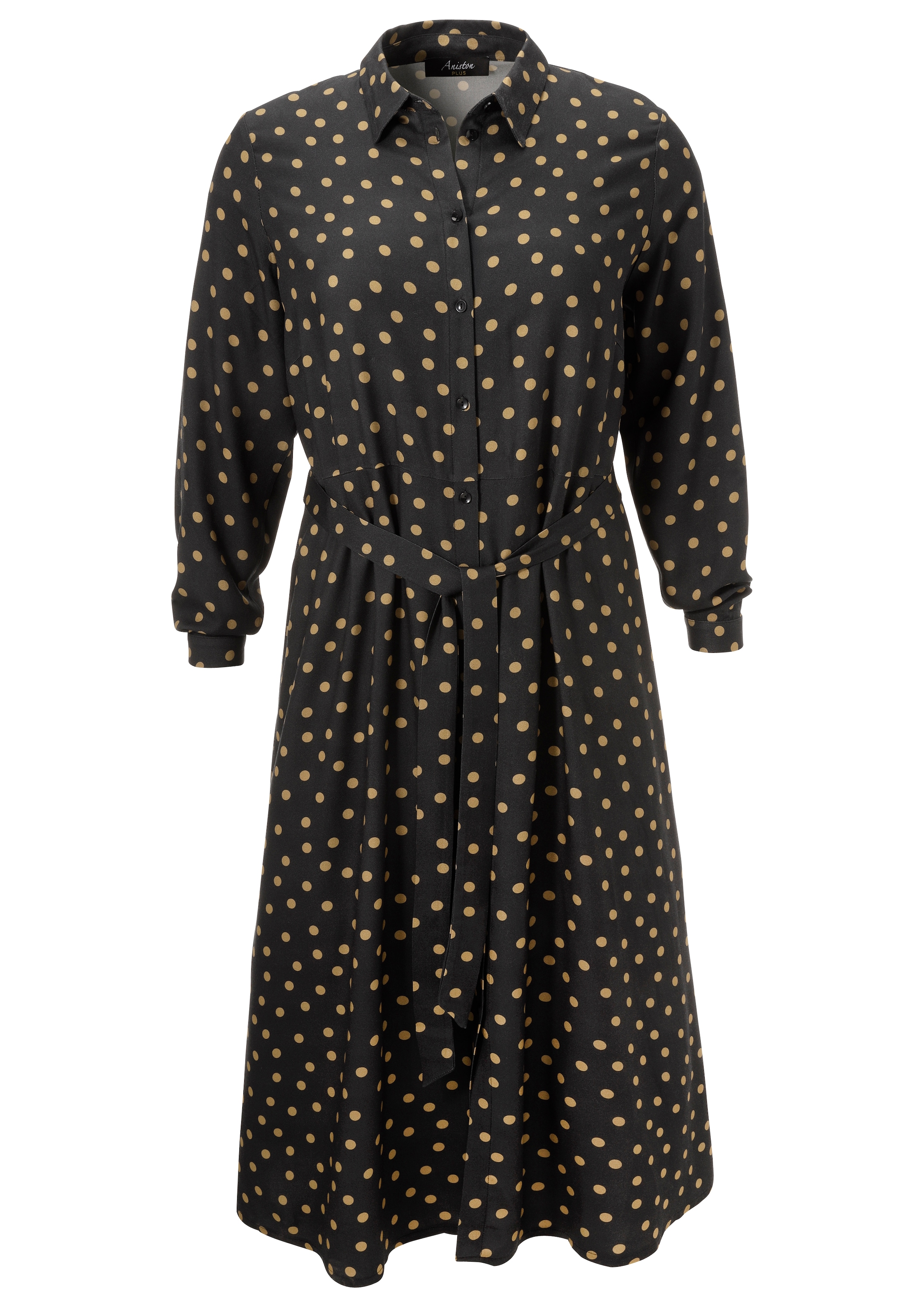 Aniston PLUS Blusenkleid, aus weich fallender Viskose - NEUE KOLLEKTION