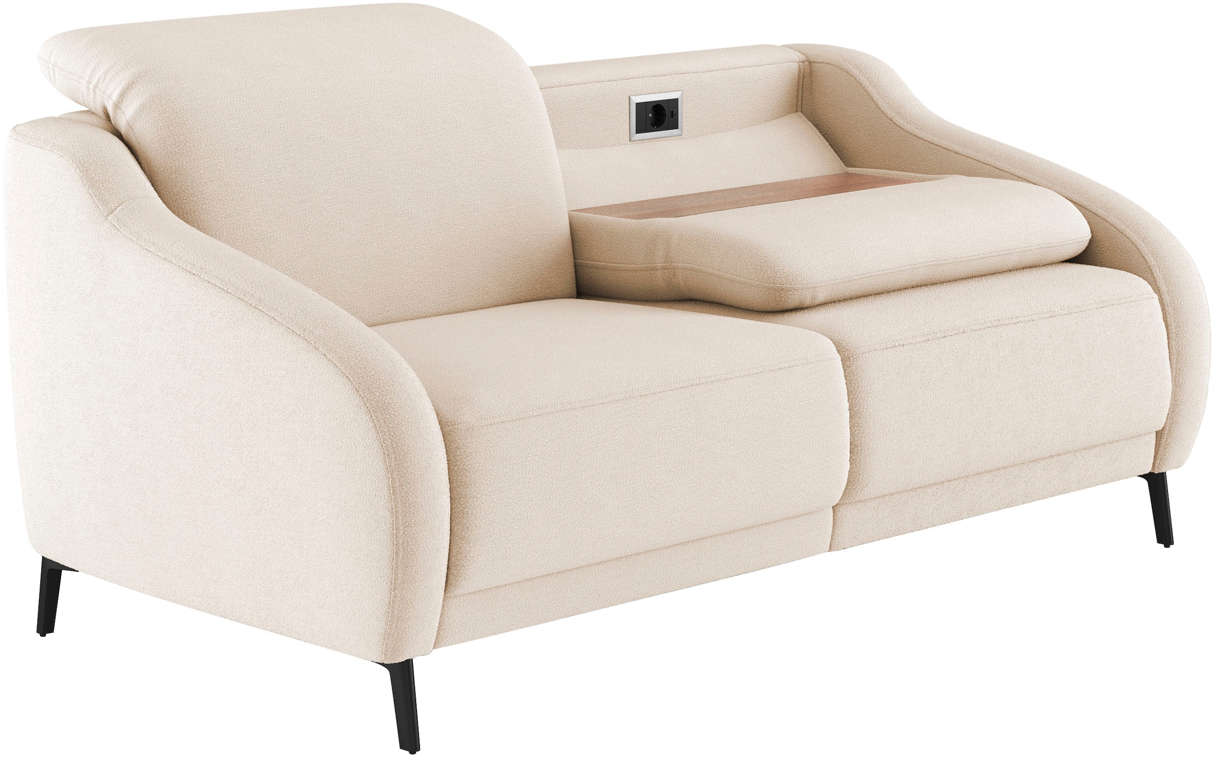 sit&more 3-Sitzer »Blues«, wahlweise mit Klapptisch und USB