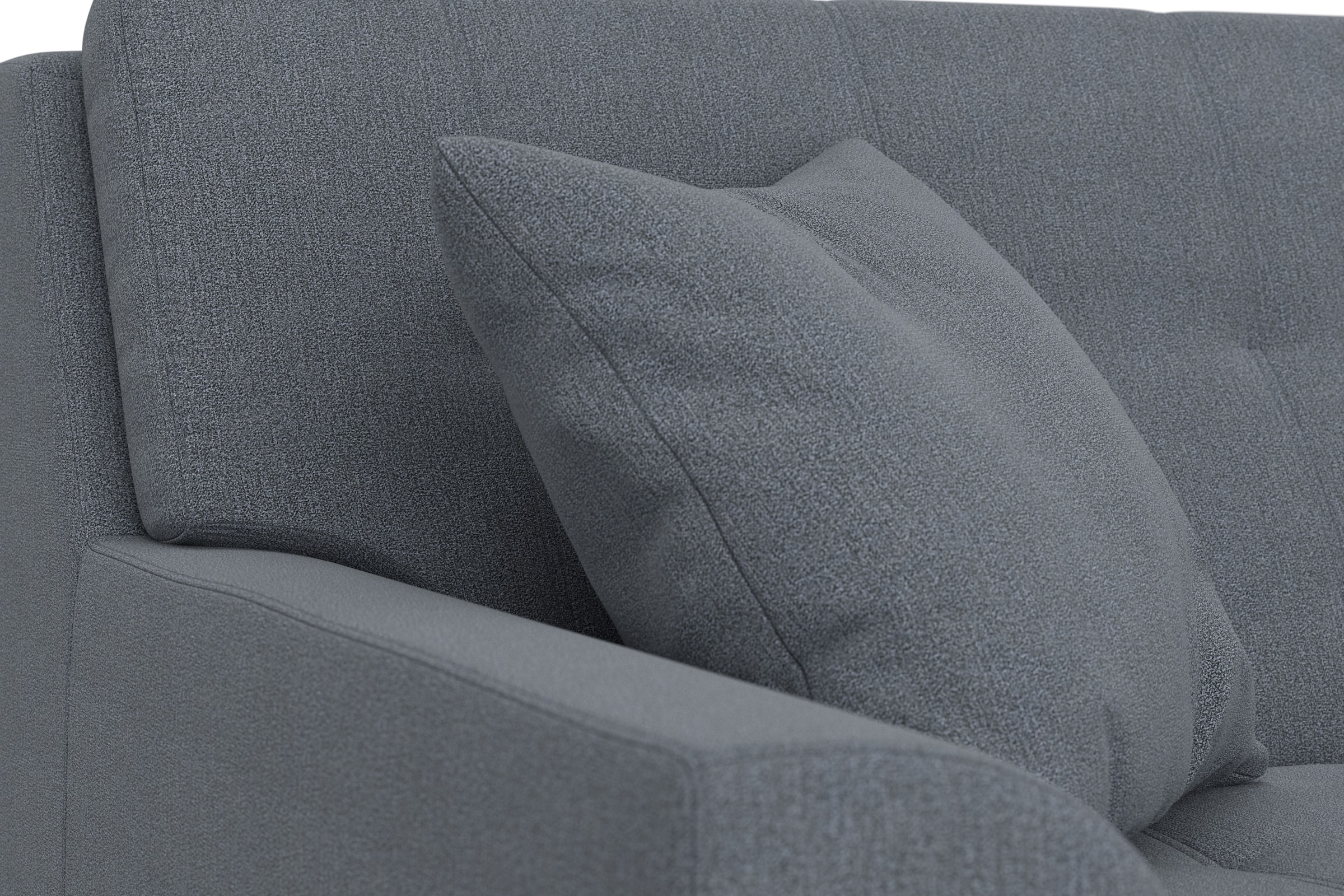 DOMO collection Ecksofa Treviso, wahlweise mit Bettfunktion, incl. Zierkissen