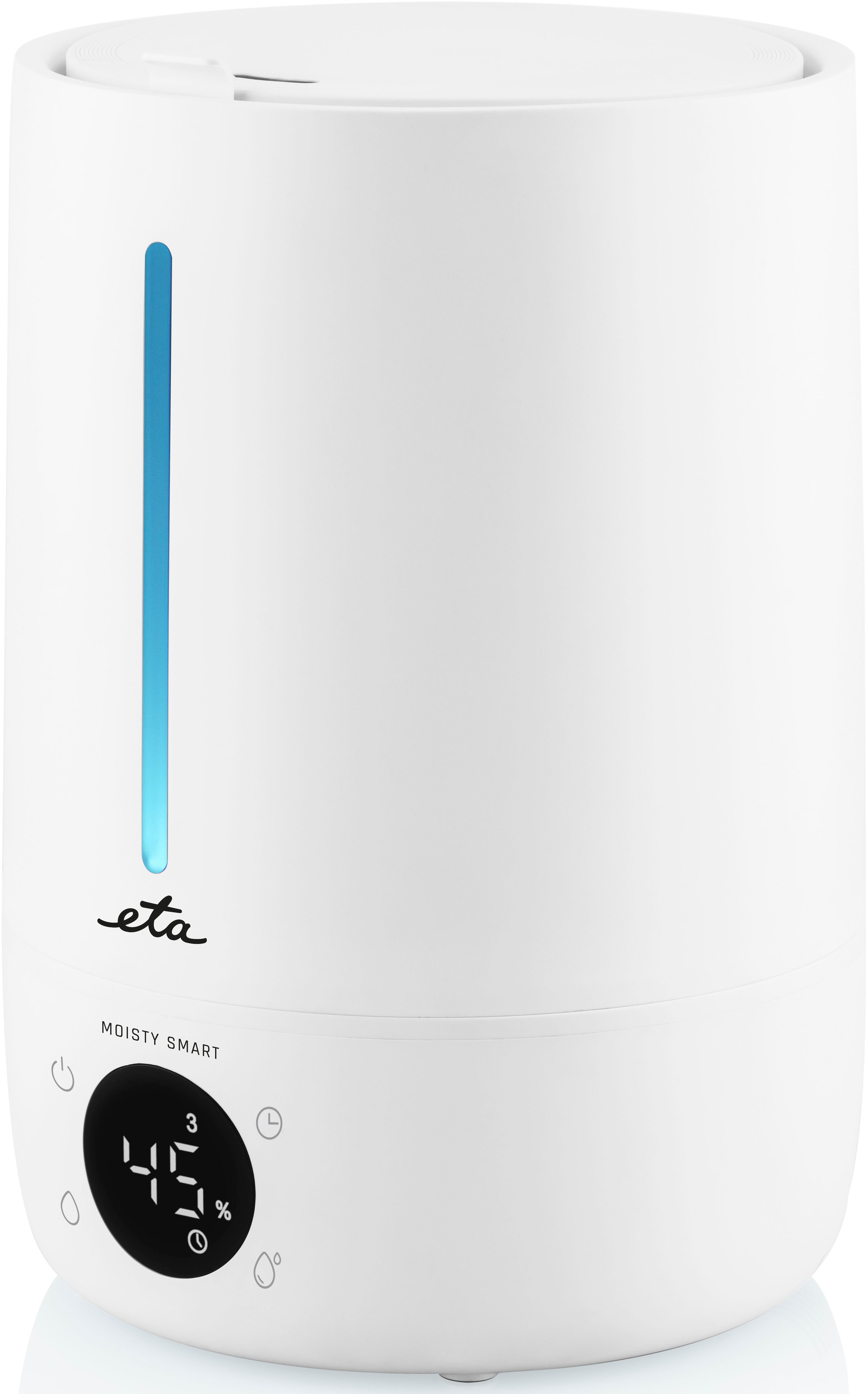 eta Luftbefeuchter »Moisty Smart«, 5 l Wassertank, Ultraschall-Sprühtechnologie, 12 Std. Betrieb, Smart App, LED-Display