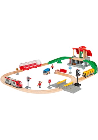BRIO® Spielzeug-Eisenbahn »BRIO® WORLD, Großes City Bahnhof Set«, mit Soundeffekten;... kaufen