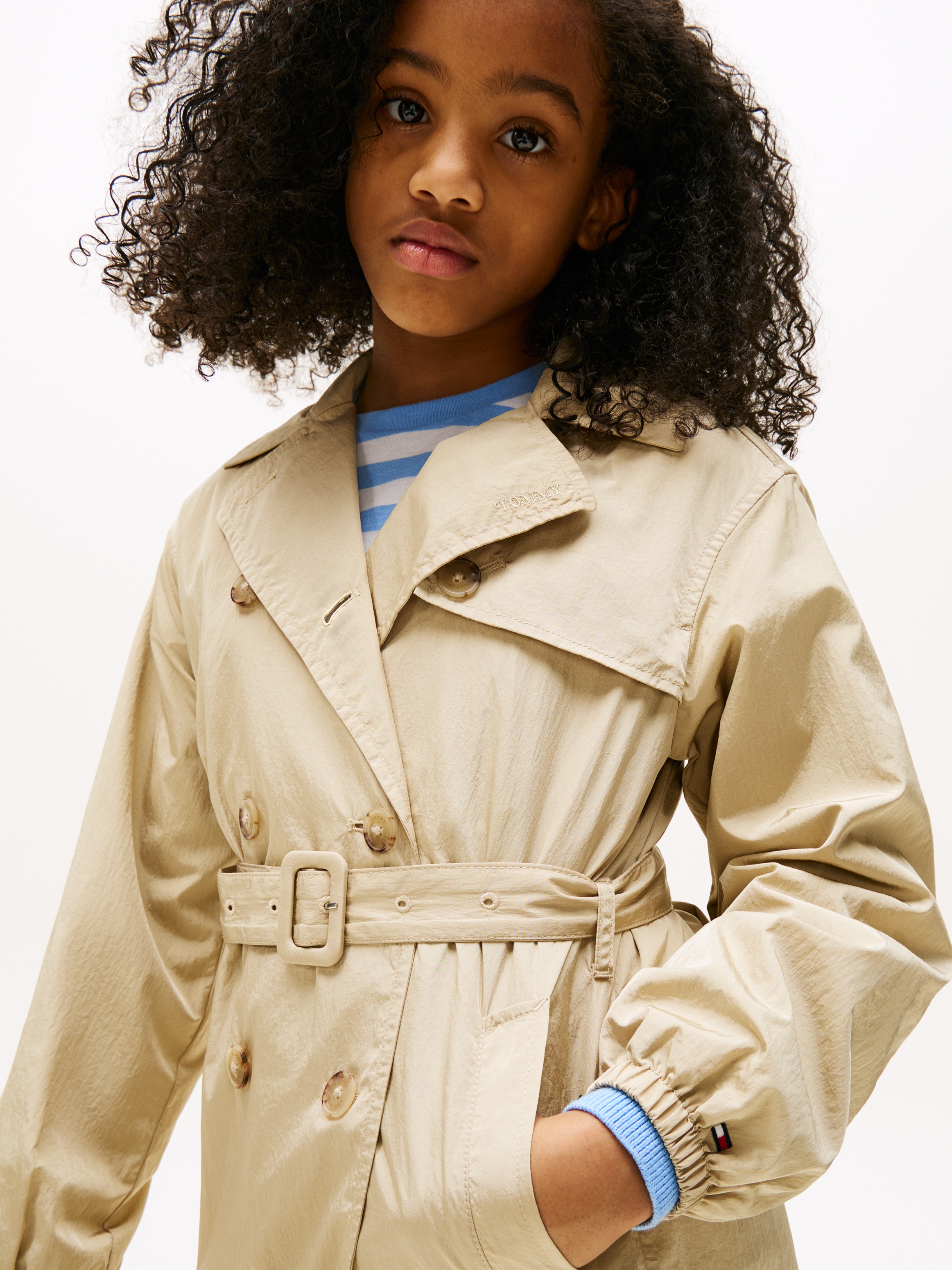 Tommy Hilfiger Trenchcoat »NYLON TRENCH COAT«, für Kinder bis 16 Jahre