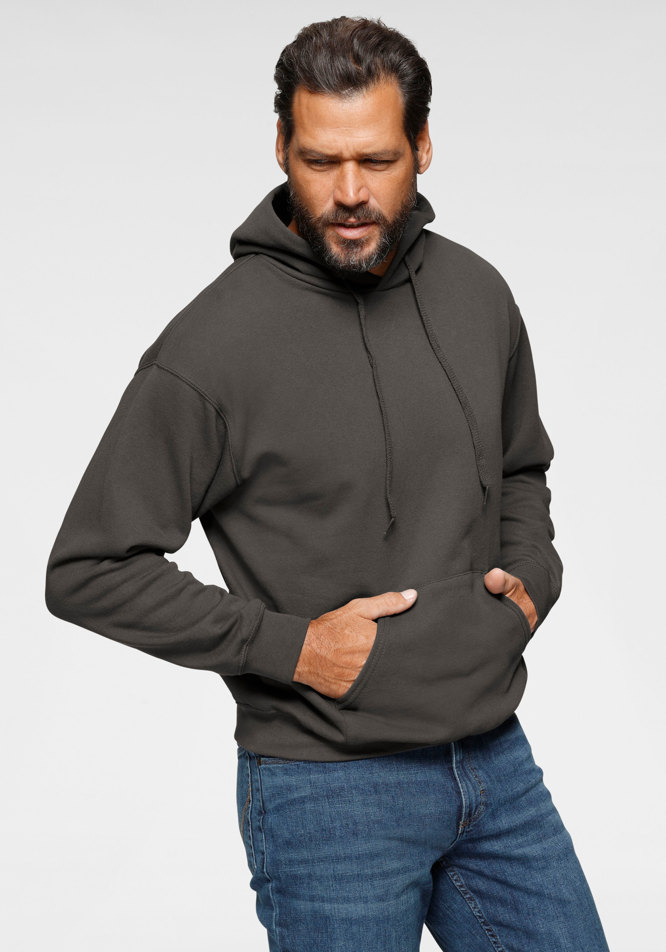 Fruit of the Loom Kapuzensweatshirt, aus Baumwollmischung
