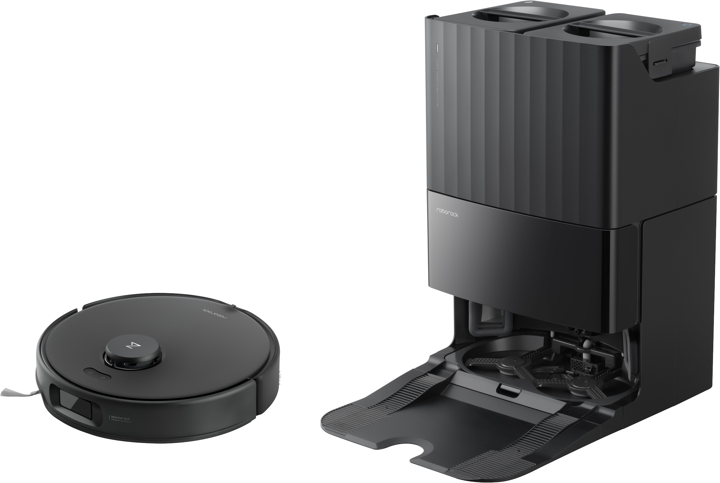 Roborock Saugroboter »Roborock Qrevo Edge 5V1 mit Wischfunktion, virtuelle Sperrzonen,« intellig. Software, präzise Raumzuordnung, individ. Reinigungspläne