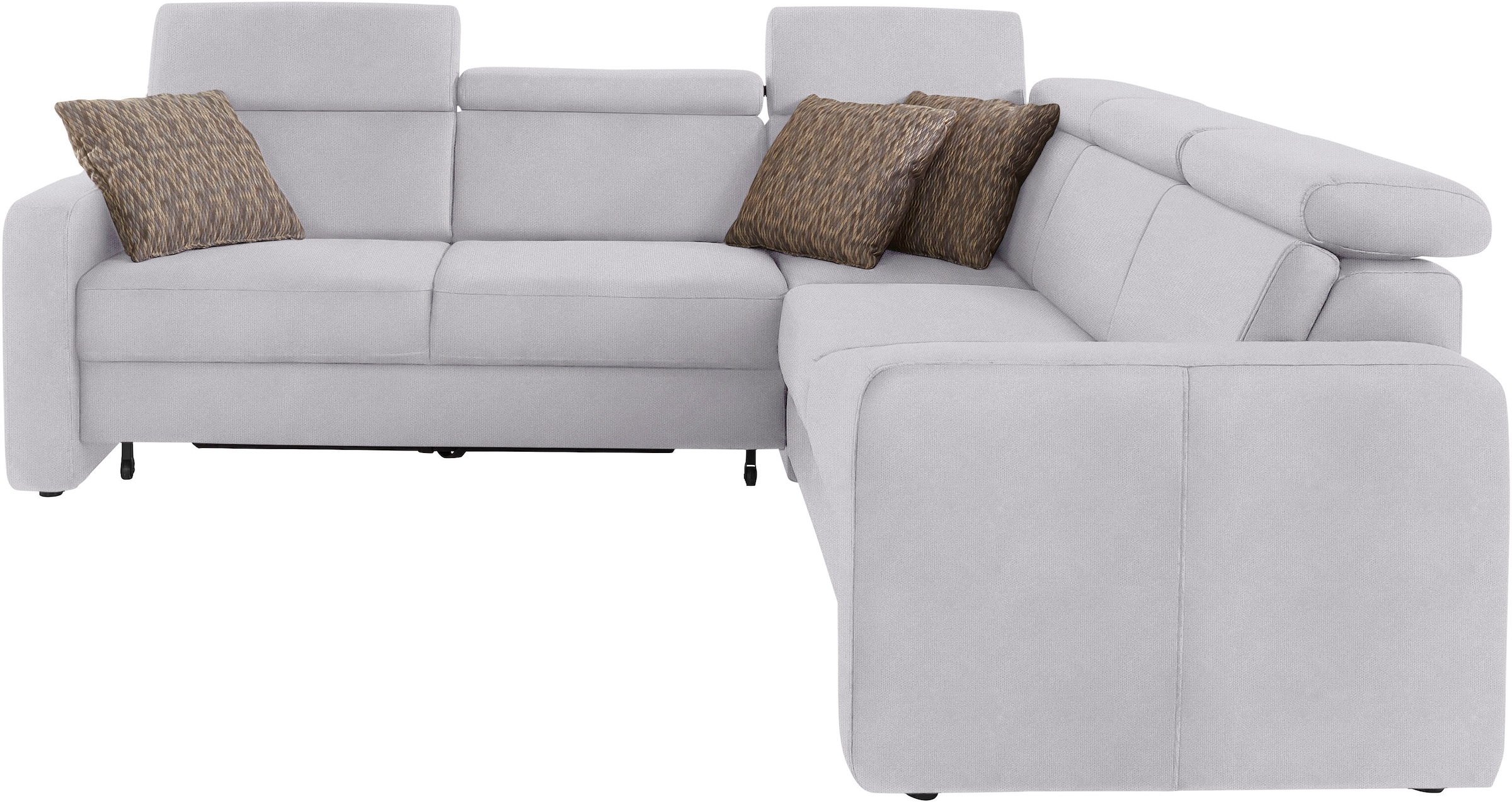 sit&more Ecksofa »Bologna L-Form«, Kopfteilverstellung, wahlweise mit Bettfunktion und Schubkasten