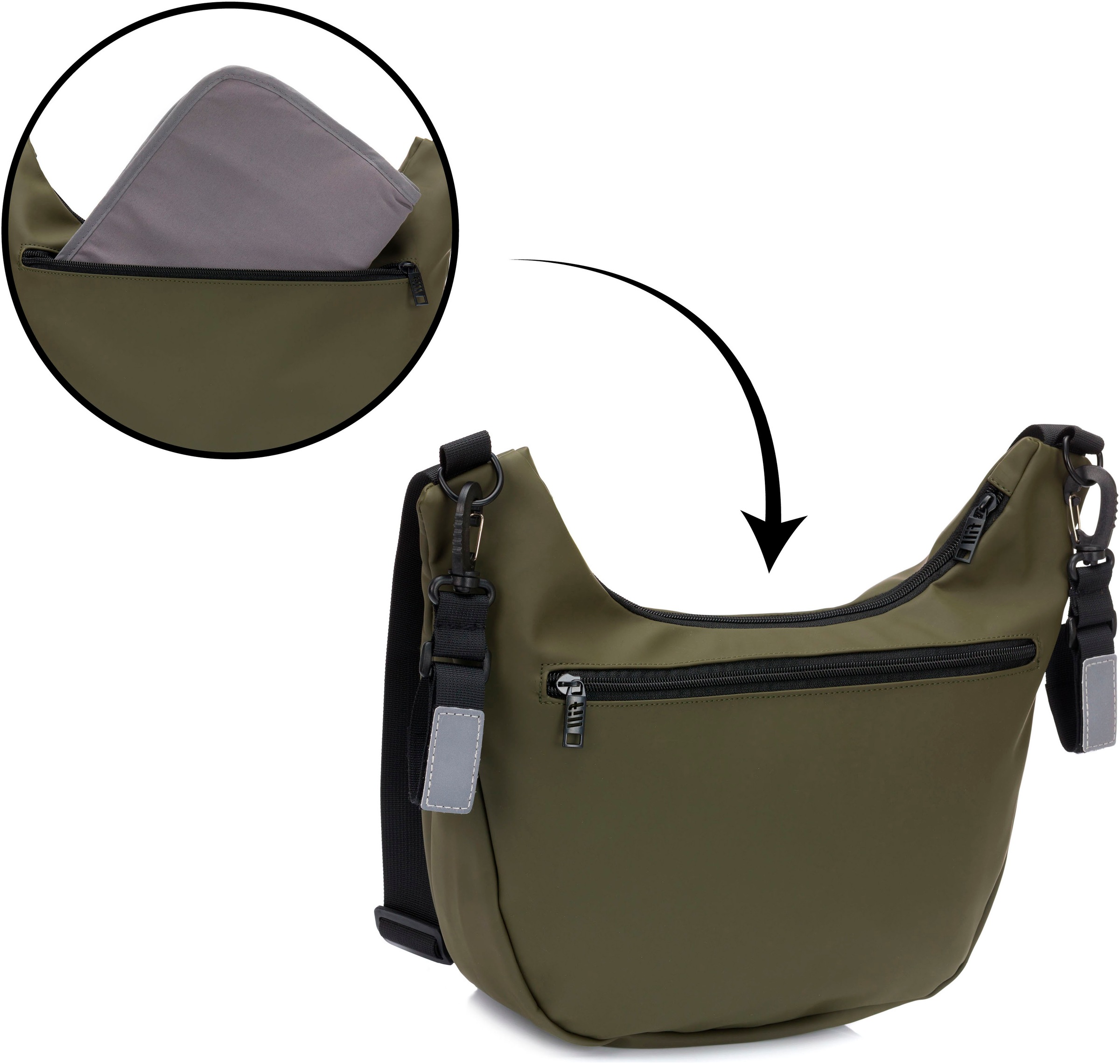 Fillikid Wickeltasche »Daybag«, inklusive Flaschenhalter (isoliert)