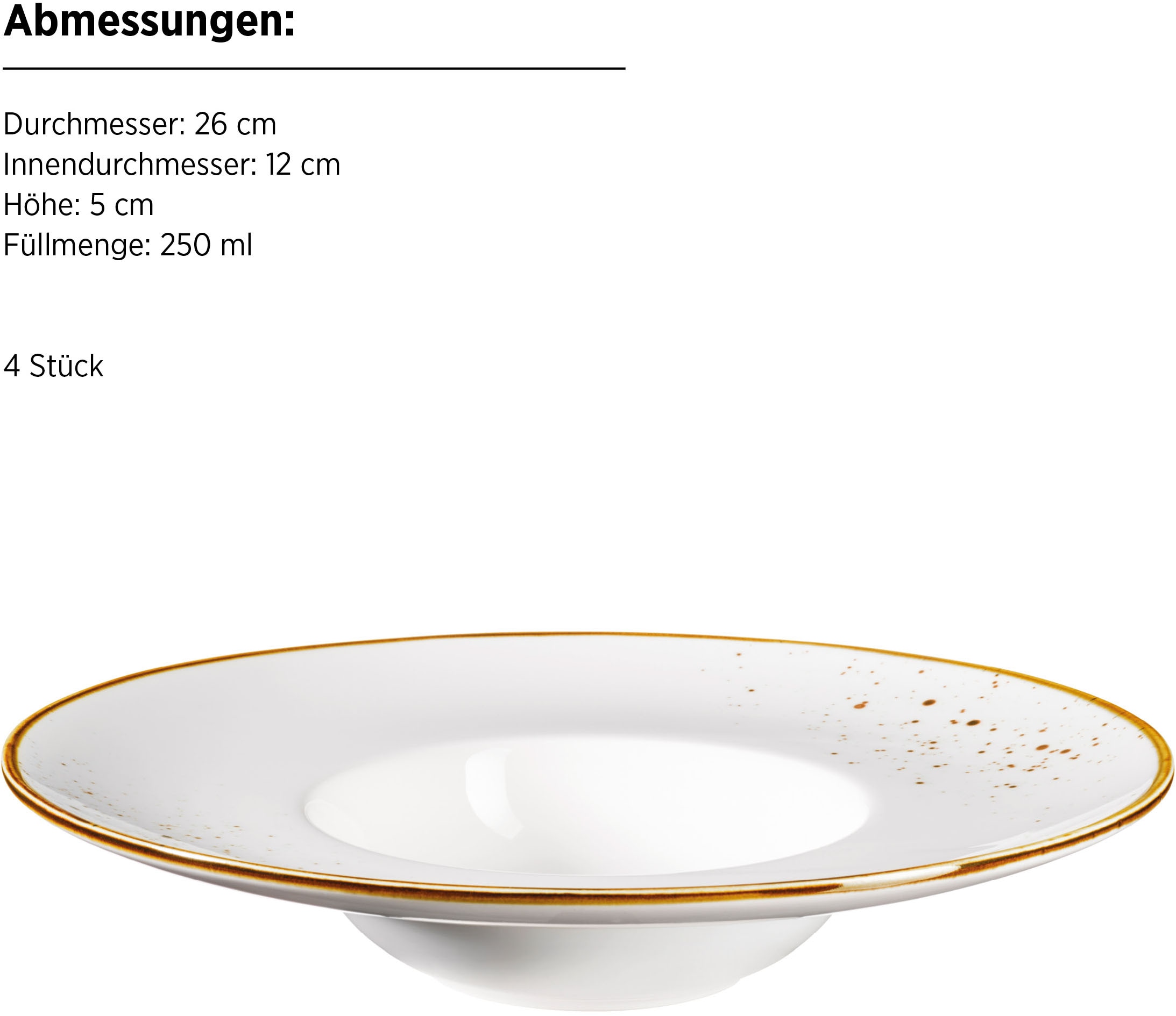 MÄSER Teller-Set »PINTAR, Gourmetteller Set, Porzellan« Teller Set