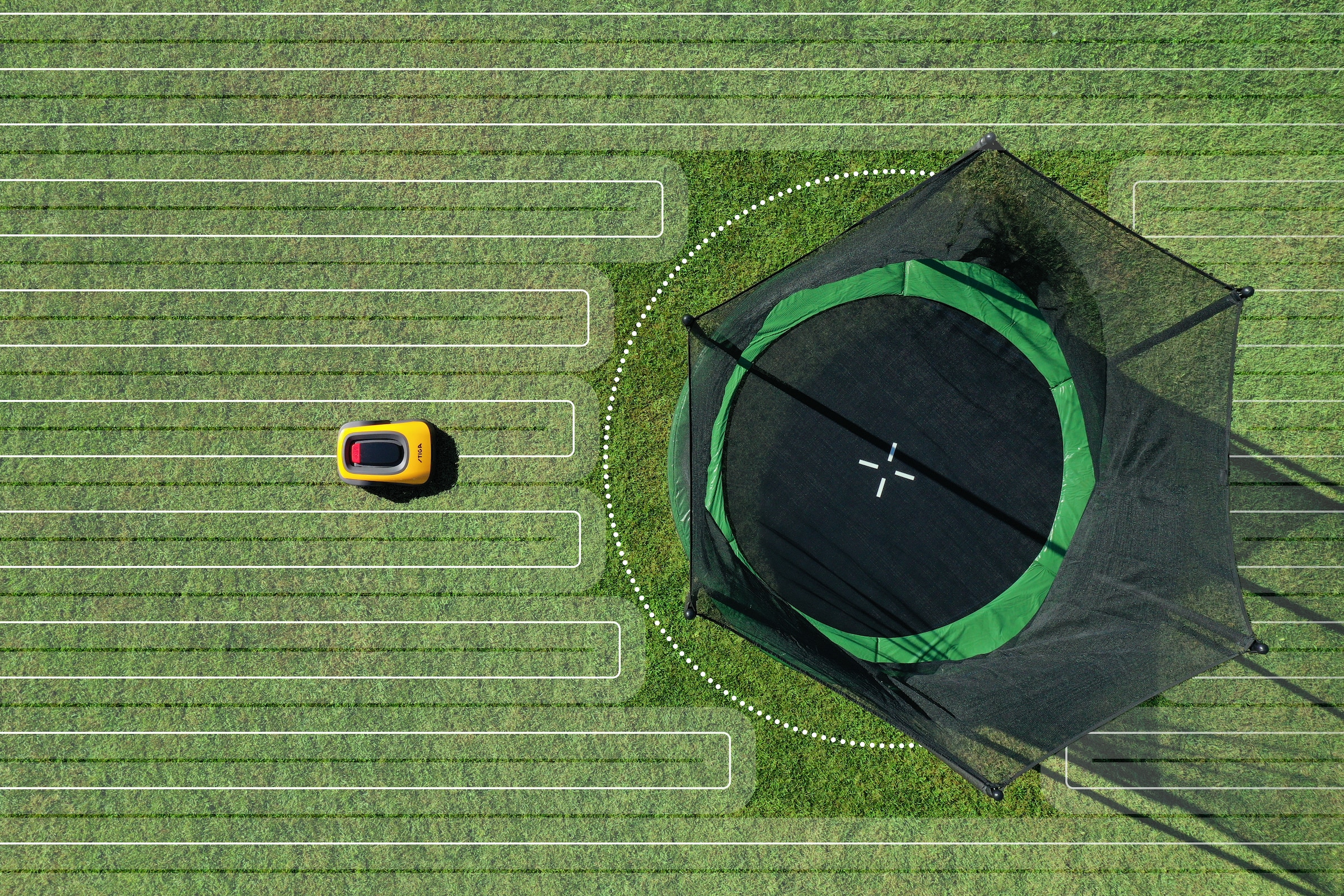 STIGA GARDEN Rasenmähroboter »A 750«, kabellos, für Rasenflächen bis 900 m², kostenlose Konnektivität