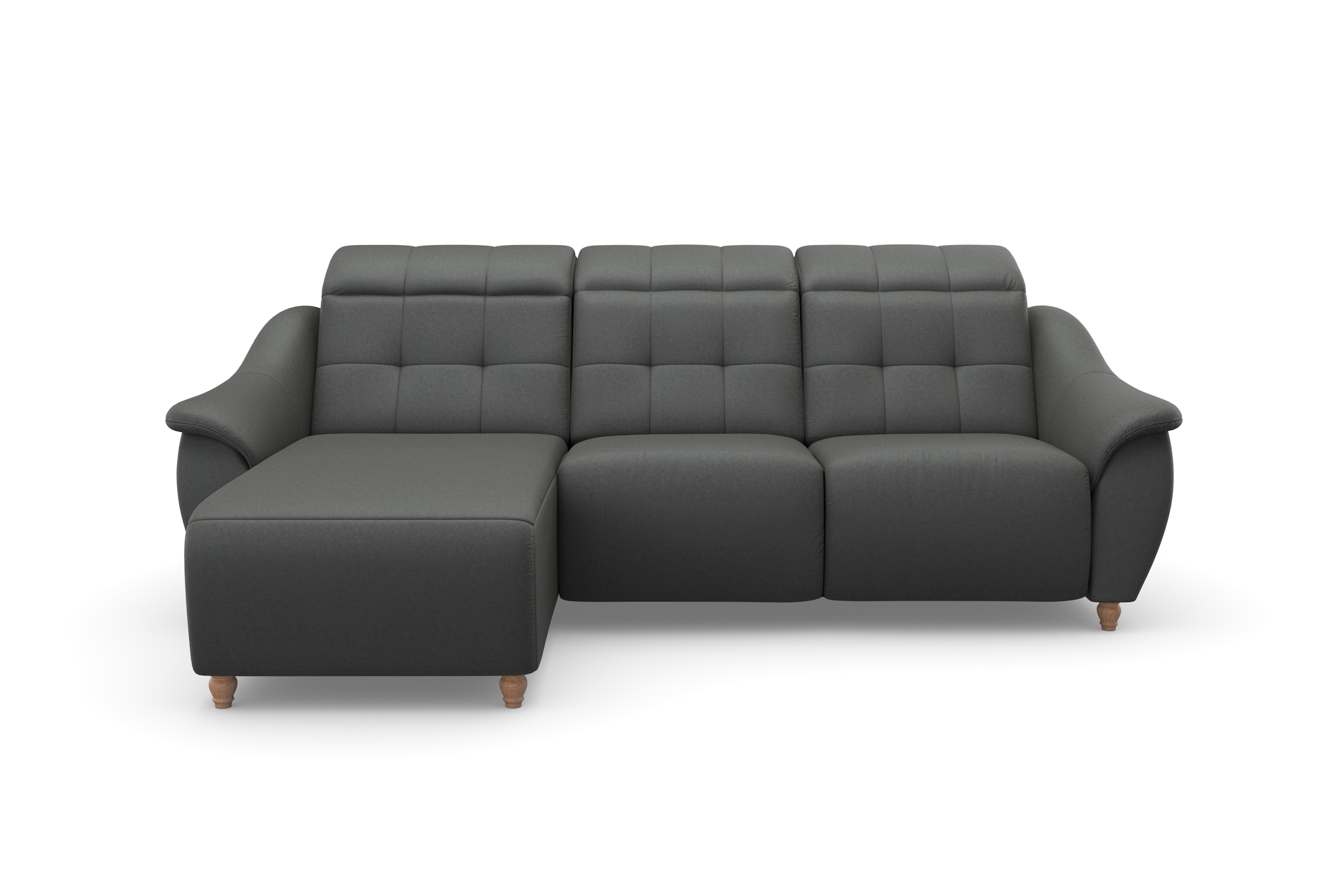 Home affaire Ecksofa »Boston L-Form«, (2 St.), Kopfteilverstellung an jeder Sitzfläche, wahlweise Relaxfunktion