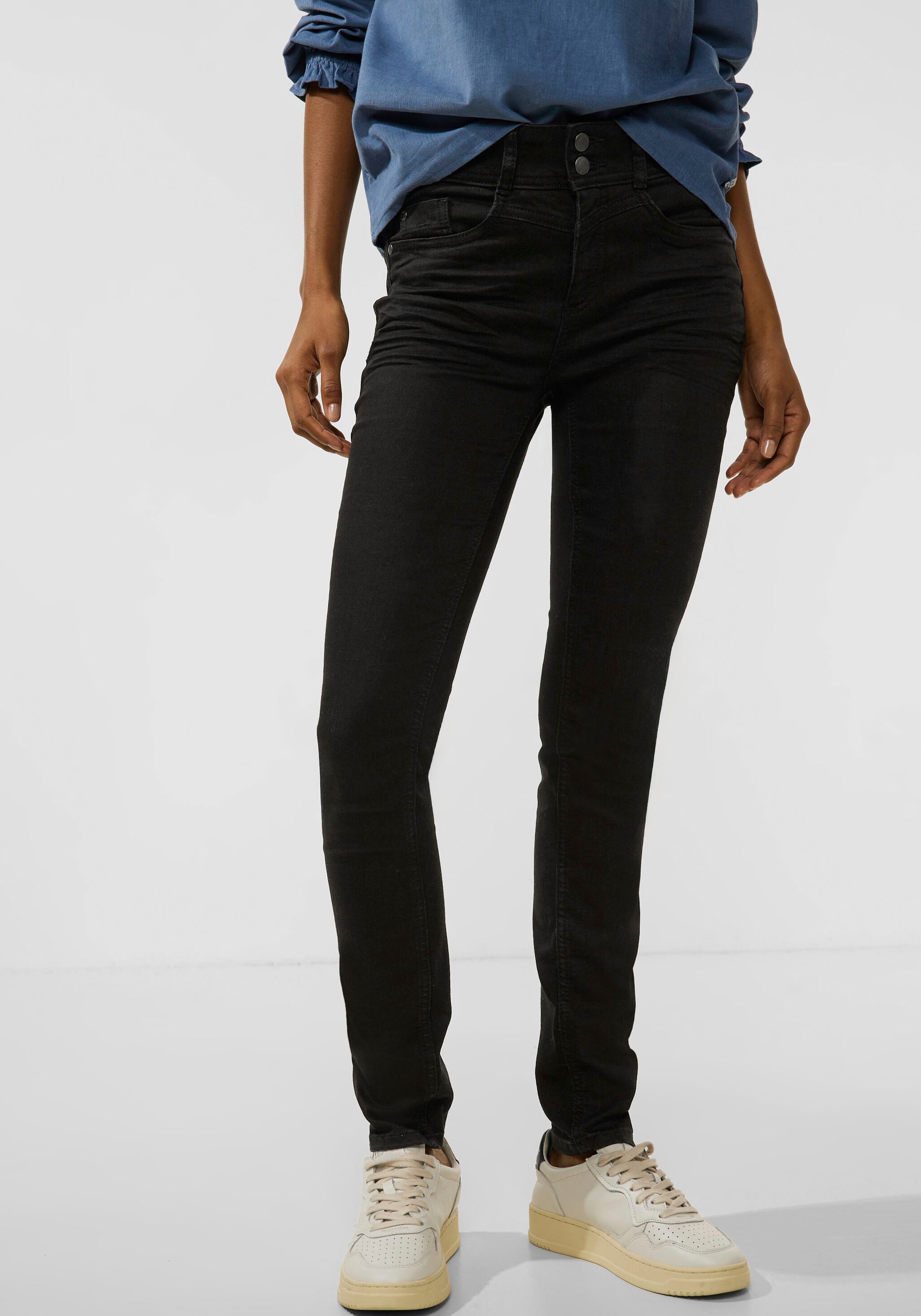 STREET ONE kaufen Online-Shop im im Slim-fit-Jeans, 5-Pocket-Stil
