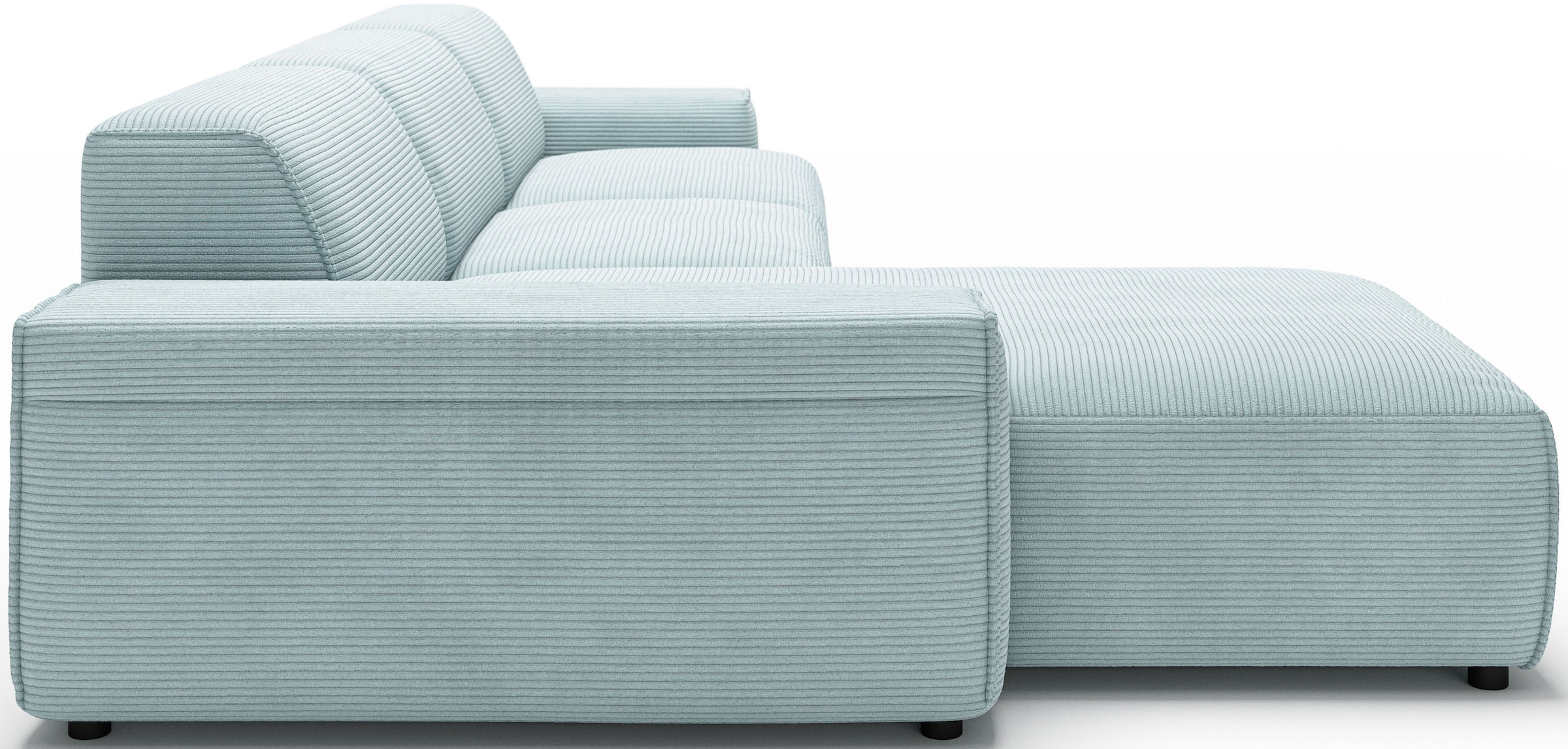 andas Ecksofa »Glimminge auch in Breitcord, Feincord, Bouclé + Easy care-Bezug«, L-Form, Breite 294, Zierkissen