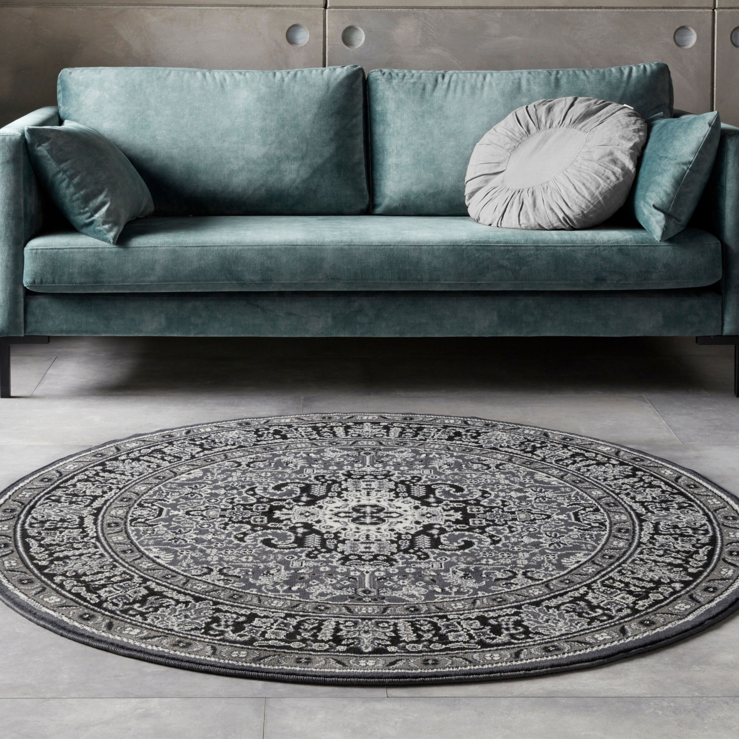 HANSE Home Teppich »Skazar Isfahan«, rund, 9 mm Höhe, Kurzflor, Orient, Tep günstig online kaufen