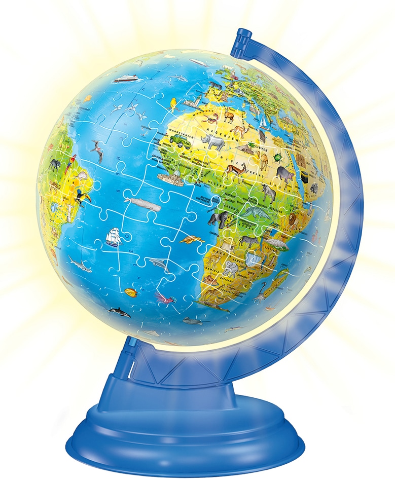 Ravensburger 3D-Puzzle »Kinderglobus mit Licht«, Made in Europe