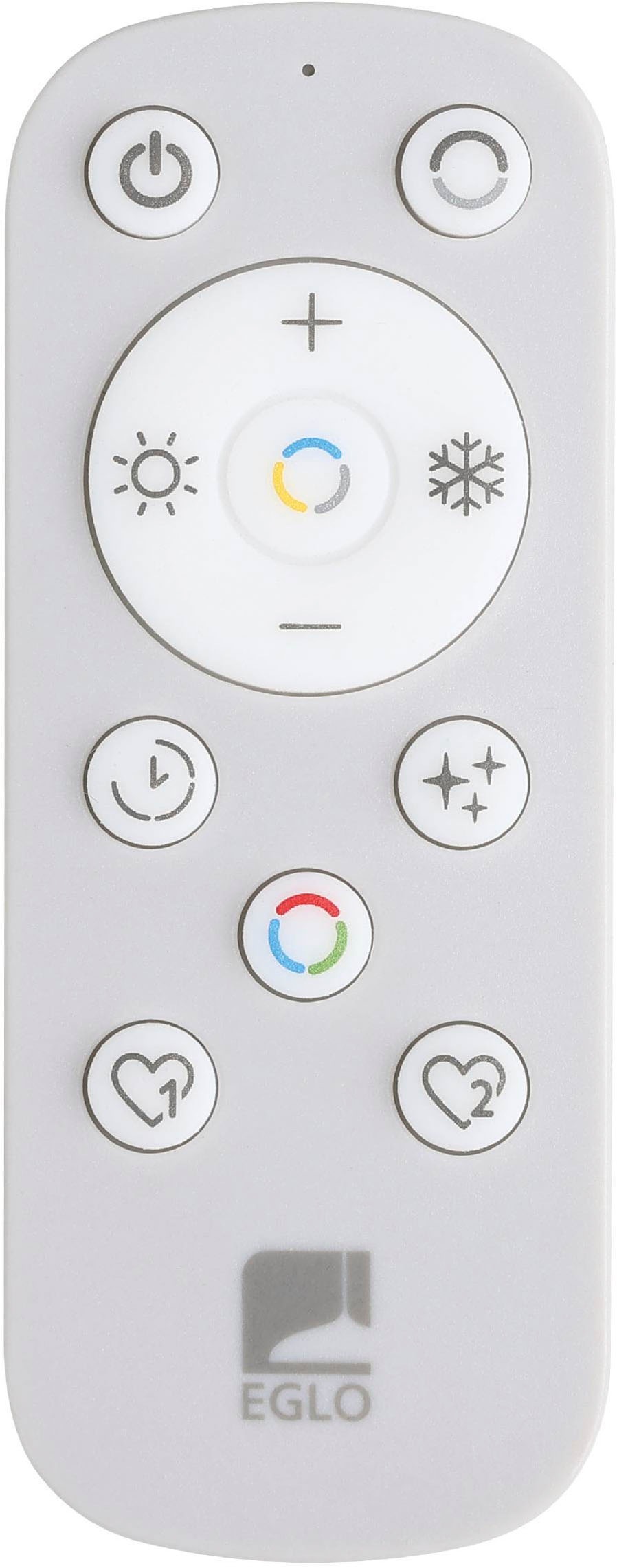 EGLO Deckenleuchte »Amandolo Deckenlampe RGB Backlight Fernbedienung inkl. geometrisch« LED-Modul 1 Stk. Kaltweiß | RGB Wand-/Deckenleuchte - L40 x B30 x H6,5 cm - weiß - 17W inkl.