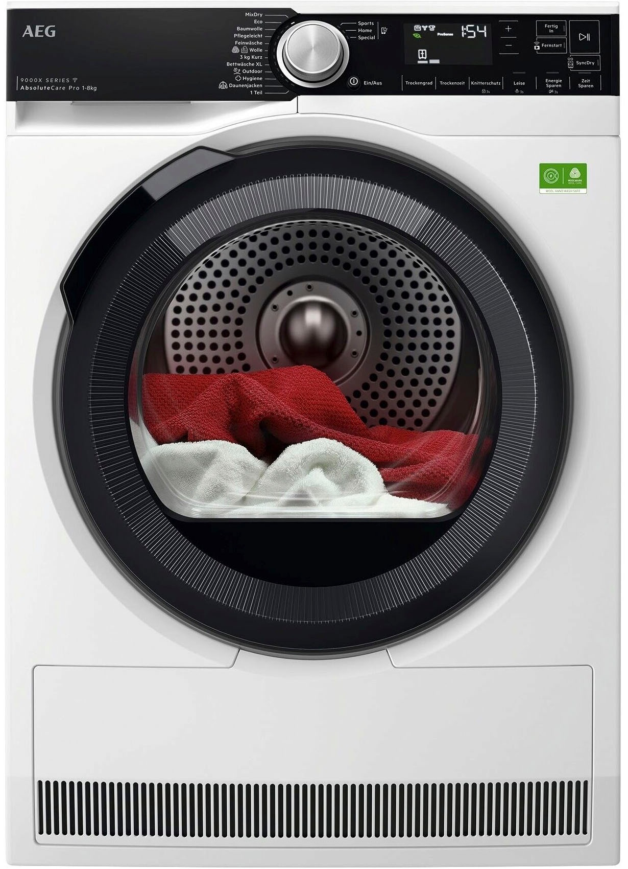 AEG Wärmepumpentrockner »TR9XW80880«, Sprachsteuerung über Google Assistant günstig online kaufen