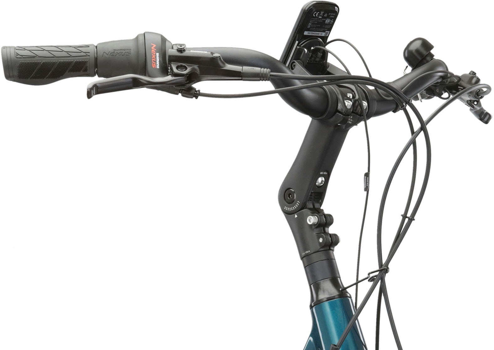 Kross E-Bike »E-Citybike Sentio Hybrid 5.0 28 Zoll türkis«, 7 Gang, Shimano, NEXUS, Mittelmotor 250 W