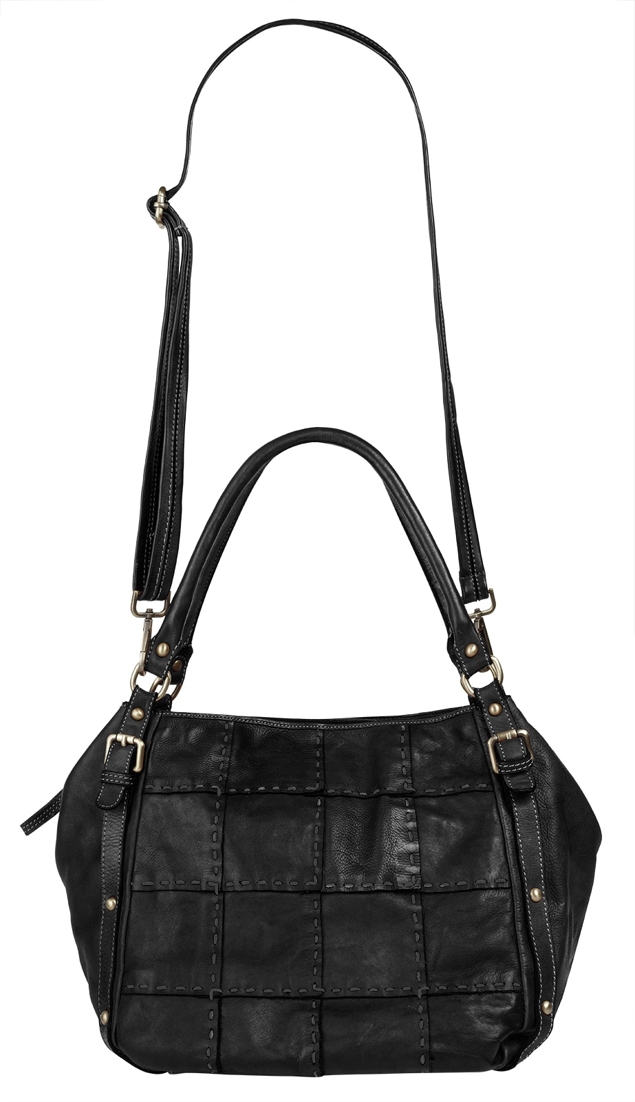 Samantha Look Shopper echt Leder, Made in Italy