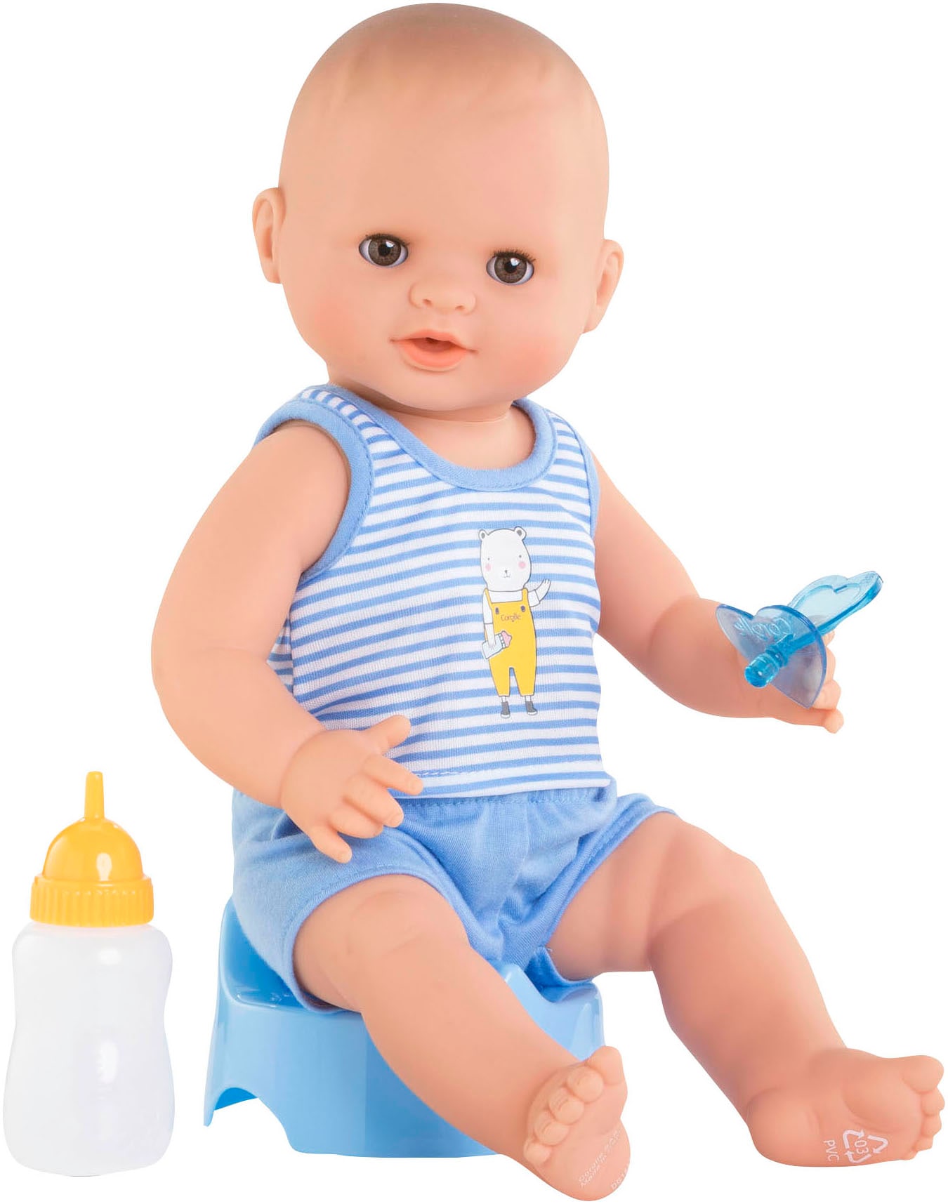Corolle® Babypuppe »Mon Grand Poupon, Paul Trink+Näss Badebaby«, mit Vanilleduft